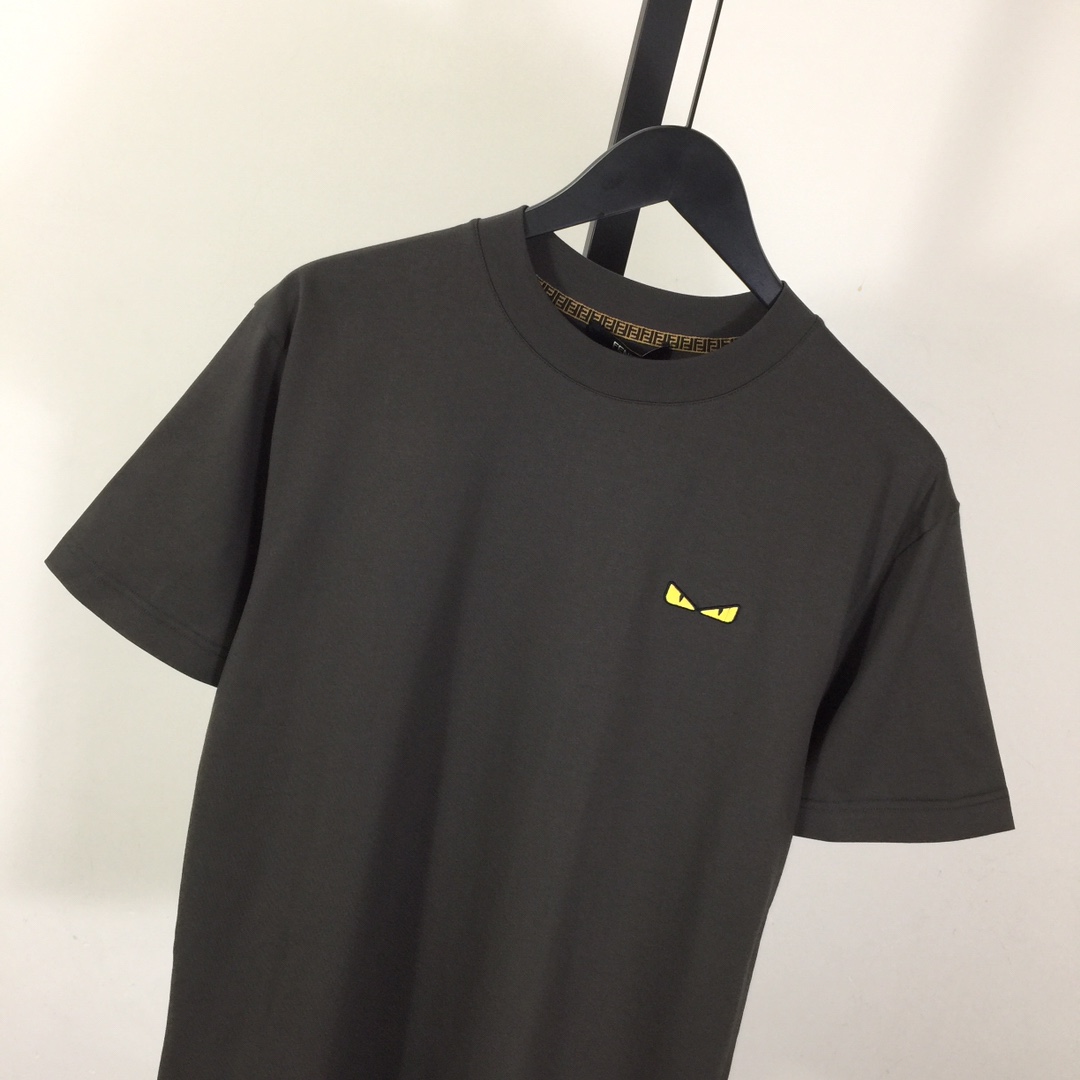 Fendi White Cotton Fendilicious T-shirt - DopestKickz
