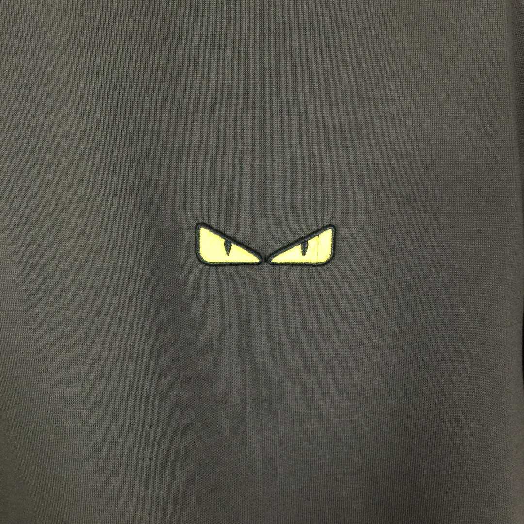 Fendi White Cotton Fendilicious T-shirt - DopestKickz
