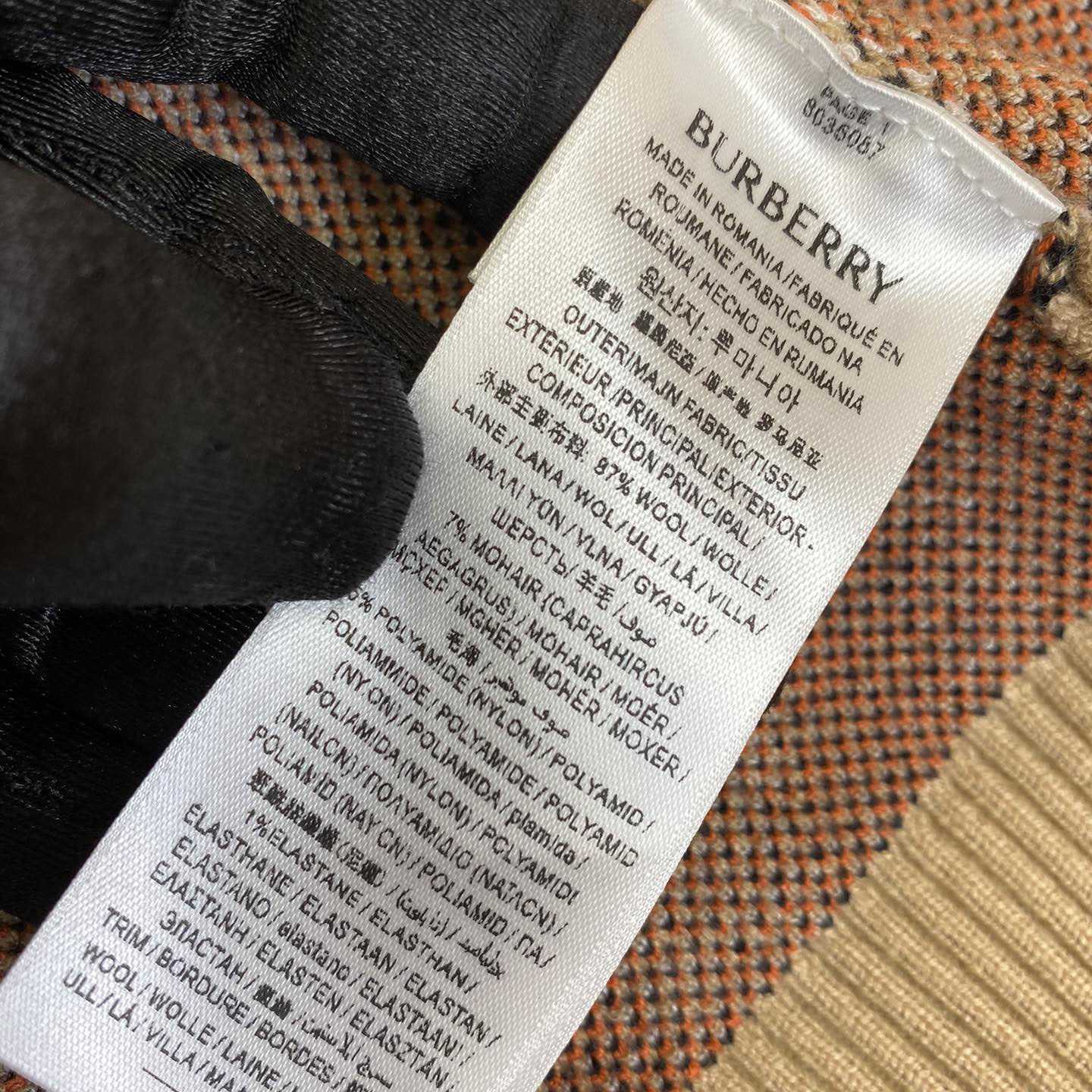 Burberry Check Wool Mohair Blend Jacket - DopestKickz