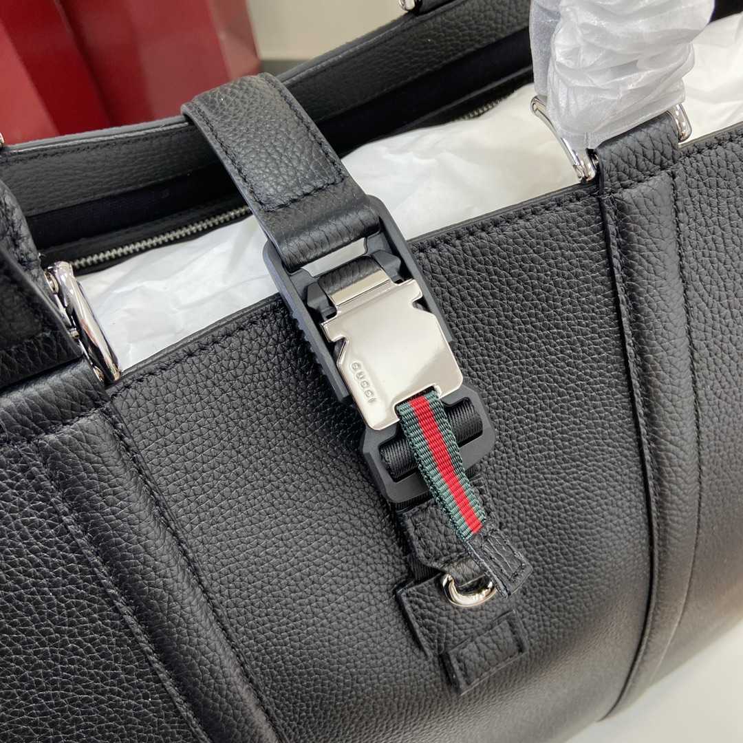 Gucci Large Tote Bag With Web - DopestKickz