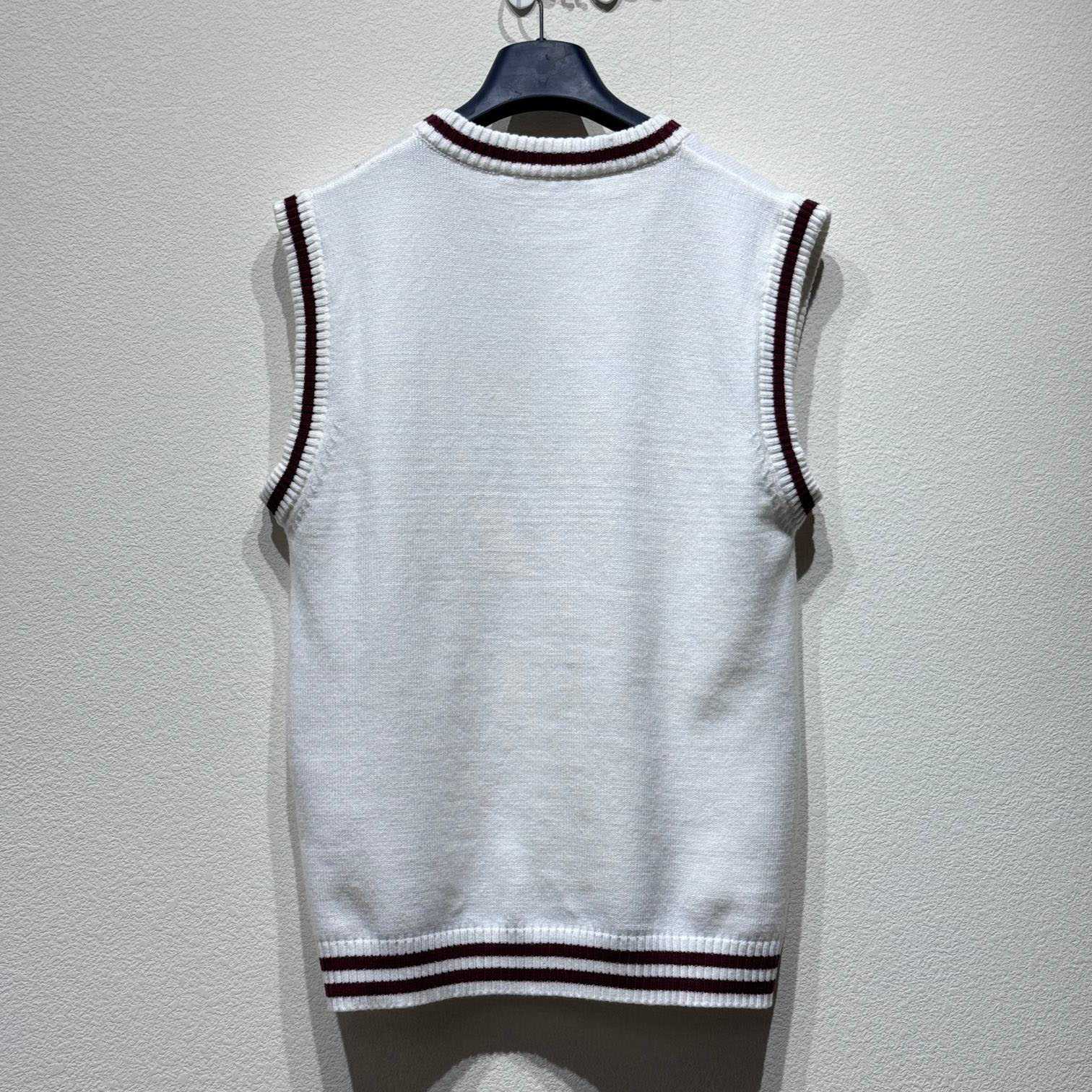 Louis Vuitton Embellished Wool Vest   - DopestKickz