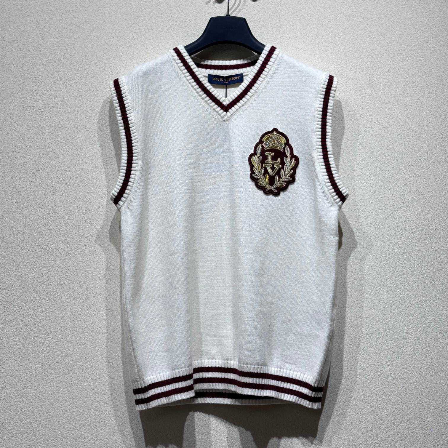 Louis Vuitton Embellished Wool Vest   - DopestKickz