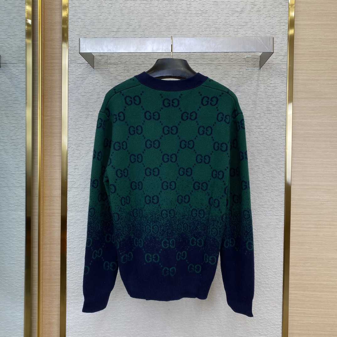 Gucci GG Degradé Wool Jacquard Cardigan - DopestKickz