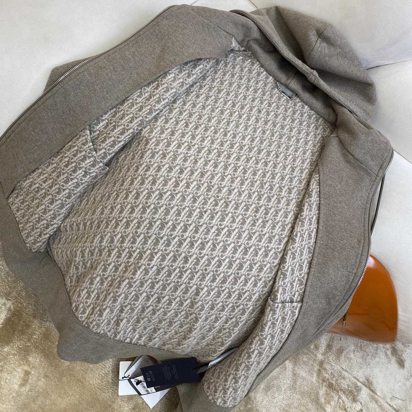 Dior Oblique Jacquard Lined Hoodie - DopestKickz