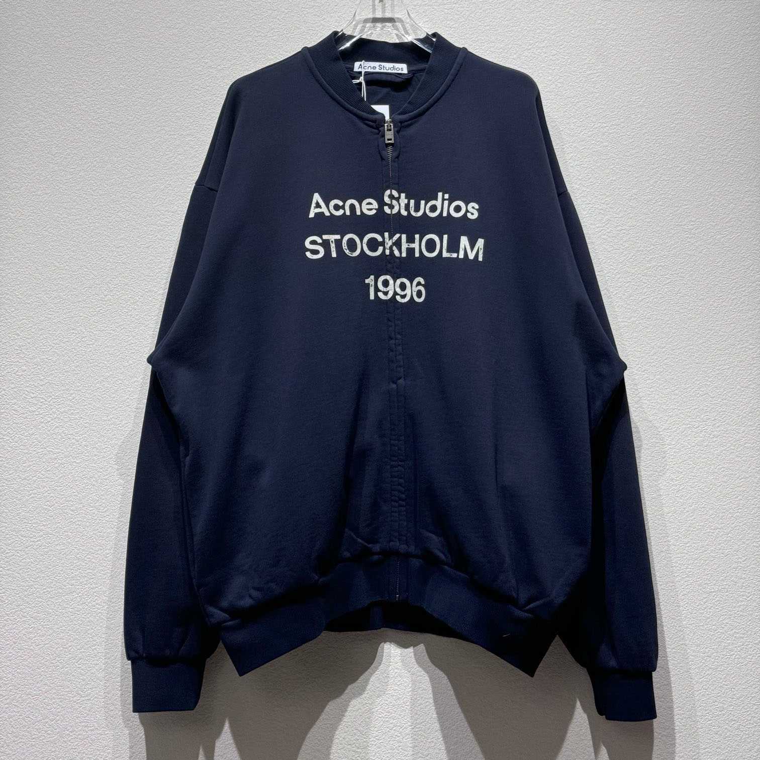 Acne Studios Zip Sweater Logo - DopestKickz