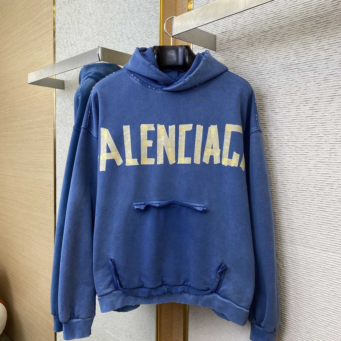 Balenciaga Faded Tape Type hoodie - DopestKickz