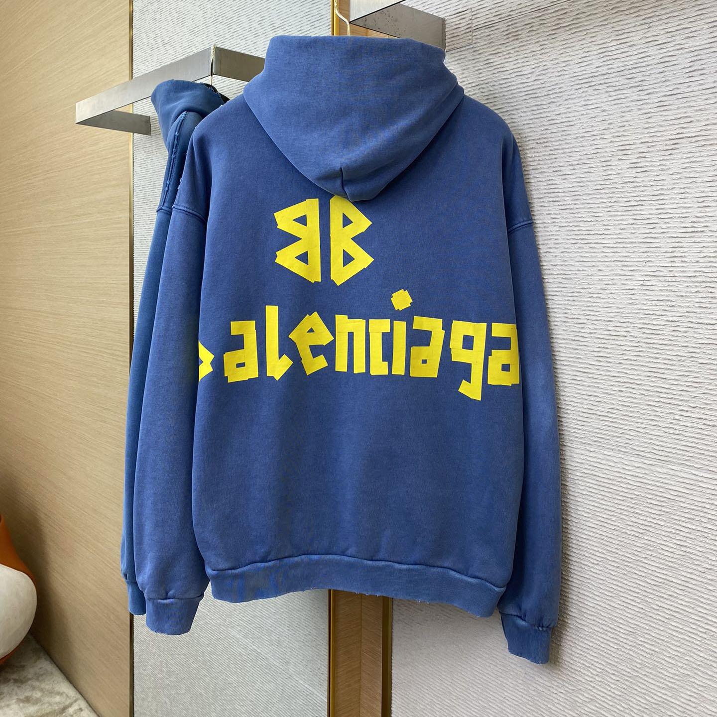 Balenciaga Faded Tape Type hoodie - DopestKickz