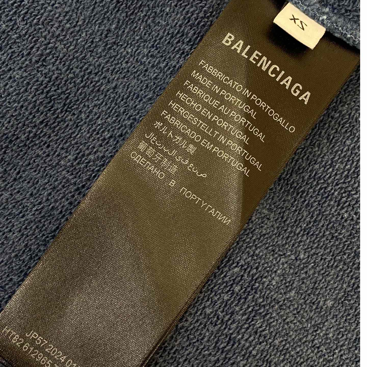 Balenciaga Faded Tape Type hoodie - DopestKickz