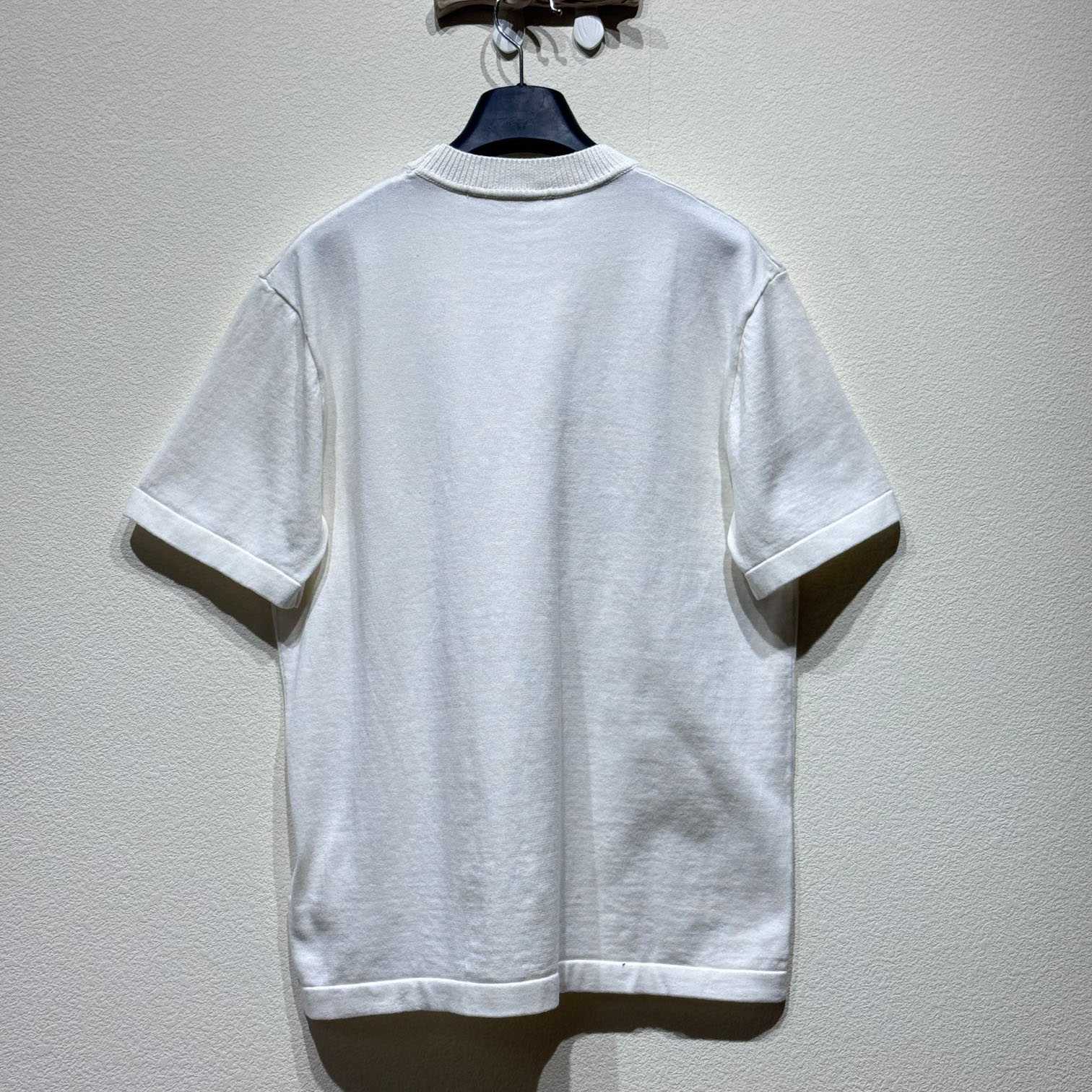 Louis Vuitton Embellished Short-Sleeved Cotton Crewneck   - DopestKickz