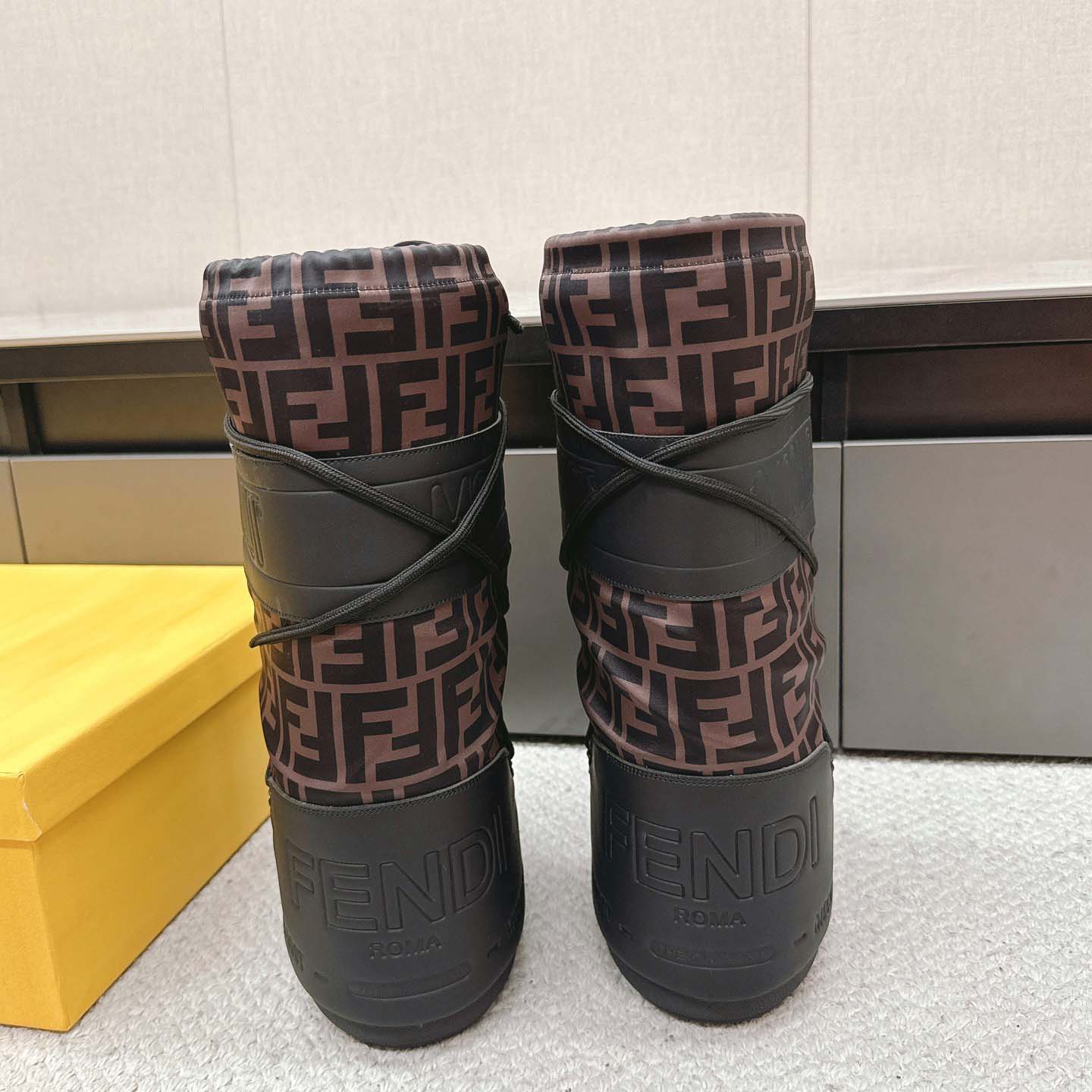 Fendi FF Motif Moon Boots - DopestKickz