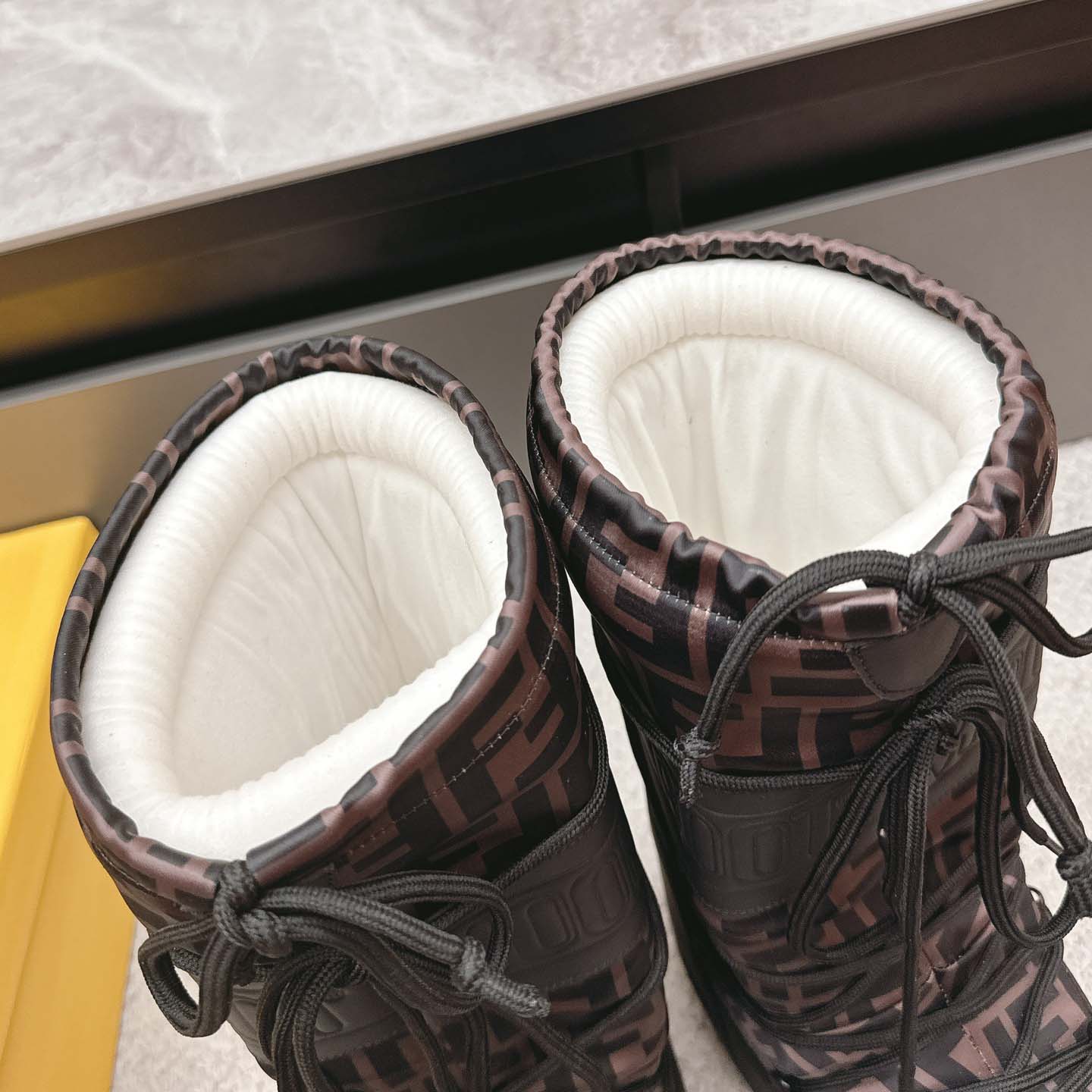 Fendi FF Motif Moon Boots - DopestKickz