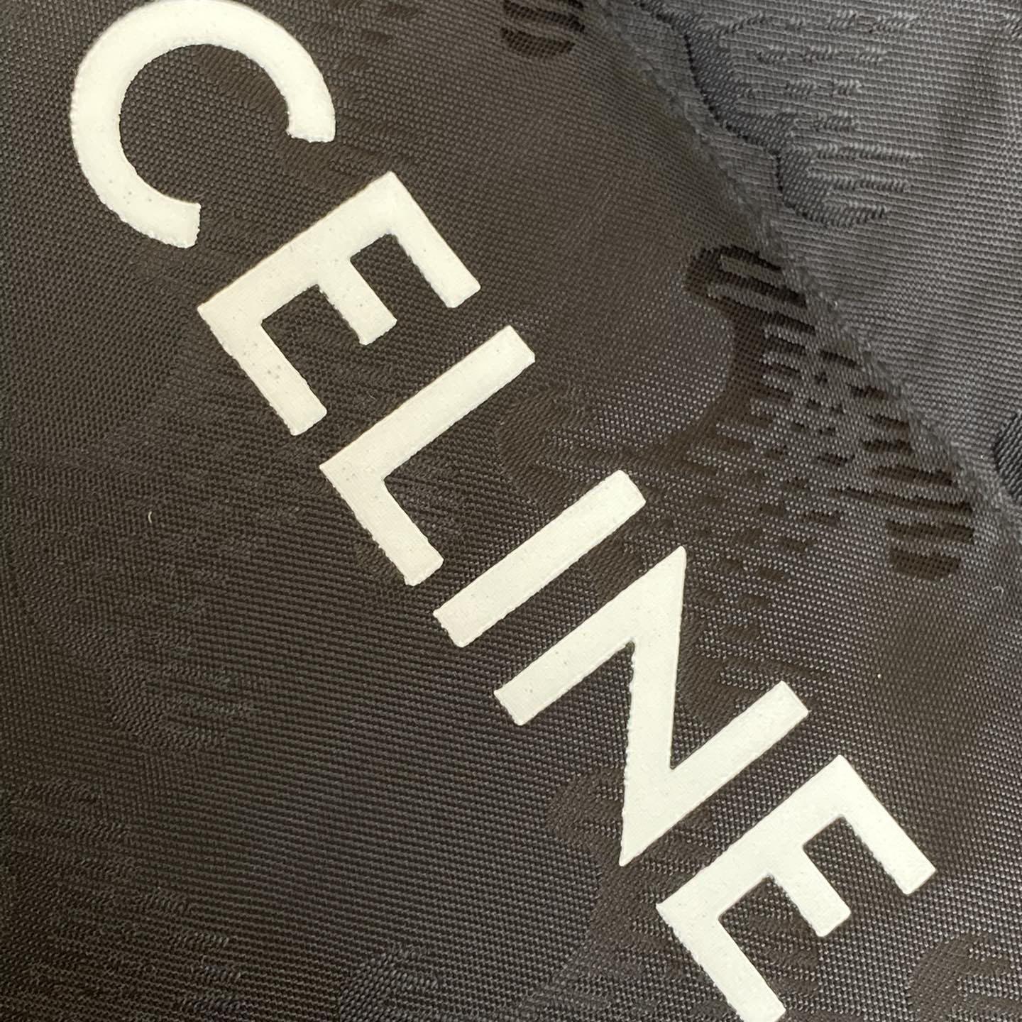 Celine Down Jacket In Triomphe Nylon Jacquard  - DopestKickz