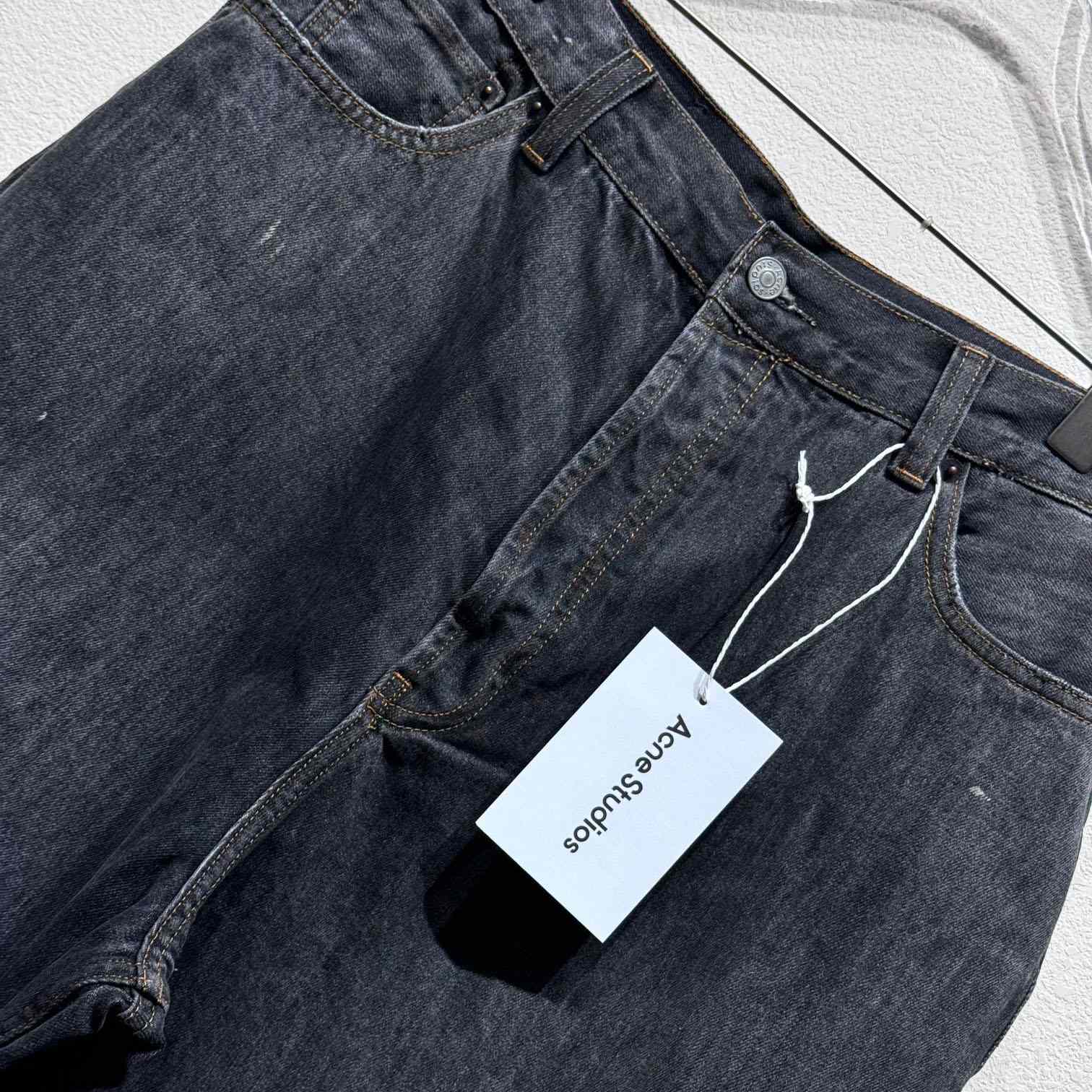 Acne Studios Men's Blue Dark Super Baggy Jeans - DopestKickz