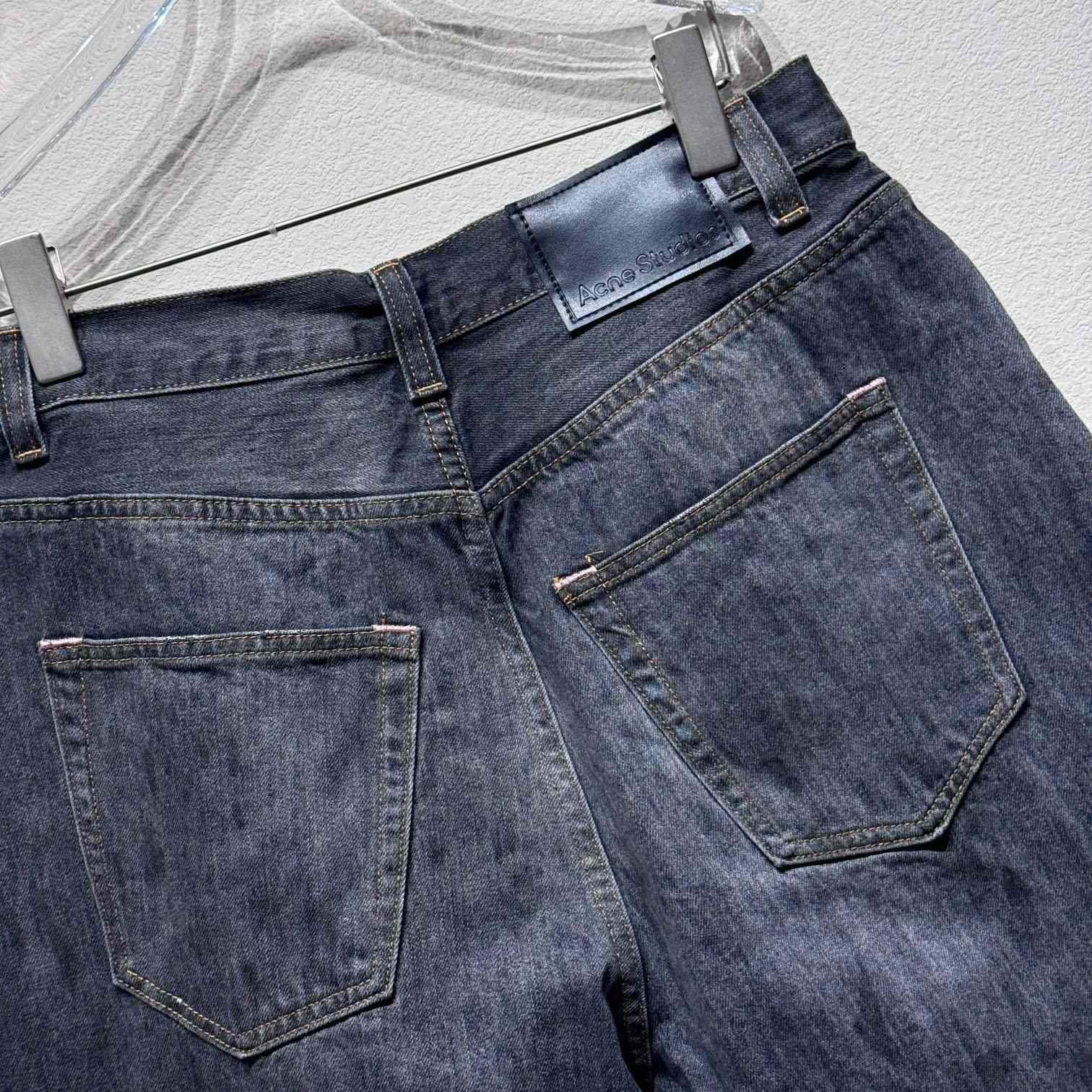 Acne Studios Men's Blue Dark Super Baggy Jeans - DopestKickz
