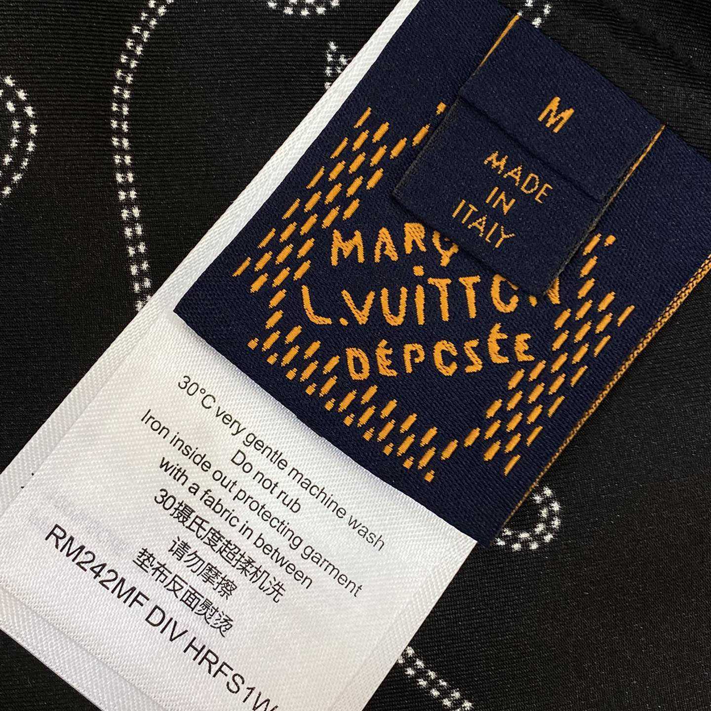 Louis Vuitton Printed Long-Sleeved Silk Pyjama Overshirt   - DopestKickz