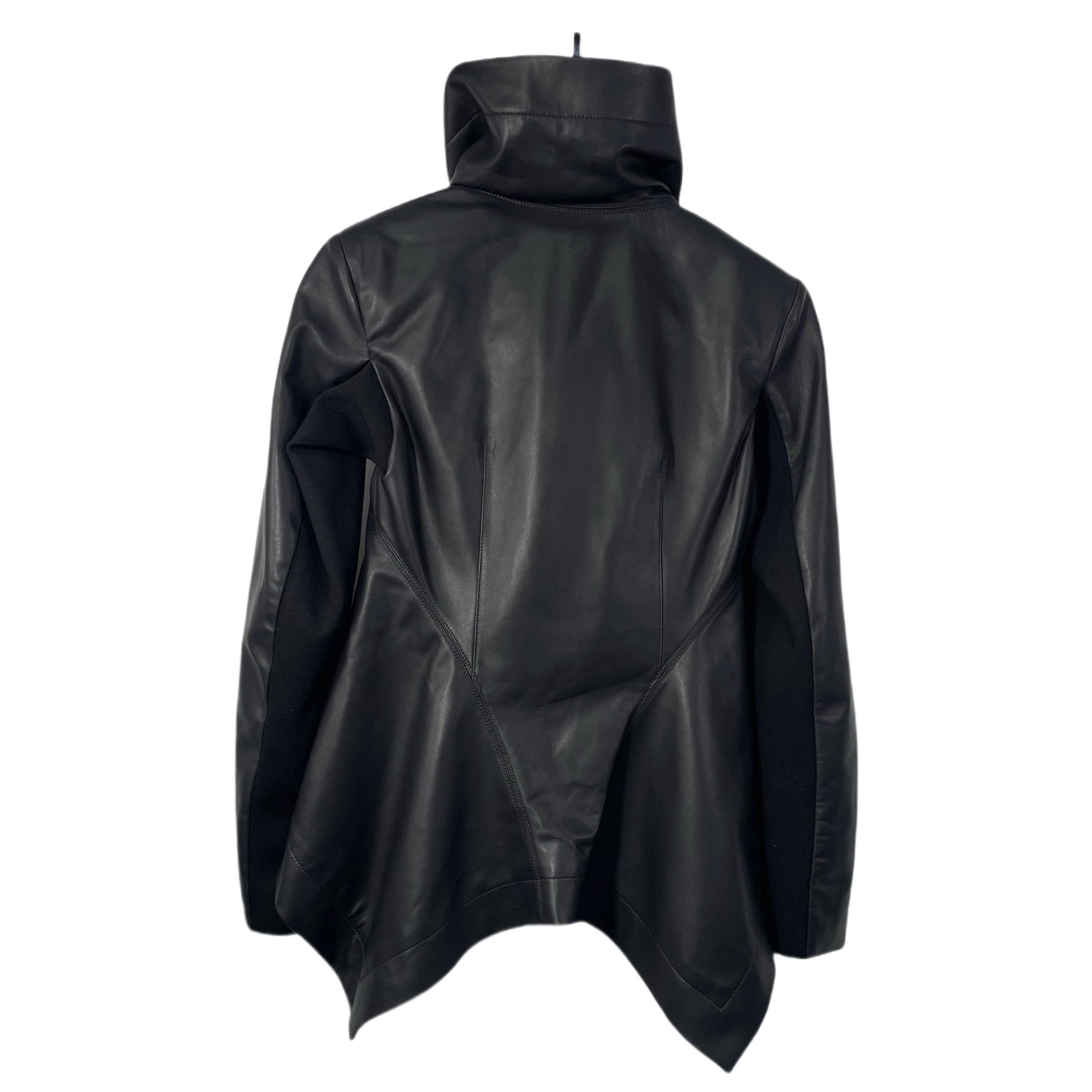 Rick Owens SS25 Hollywood Naska Biker In Black - DopestKickz