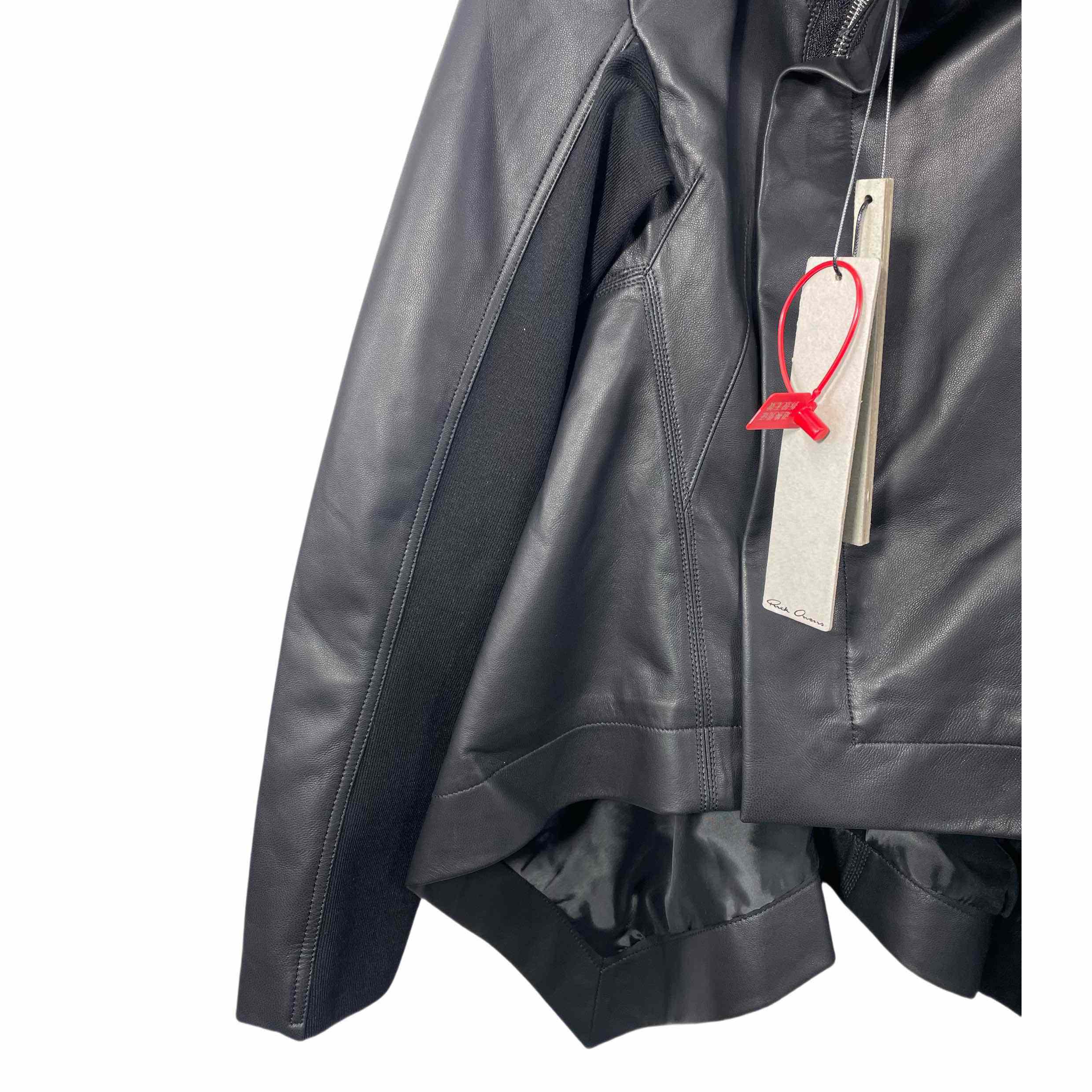 Rick Owens SS25 Hollywood Naska Biker In Black - DopestKickz