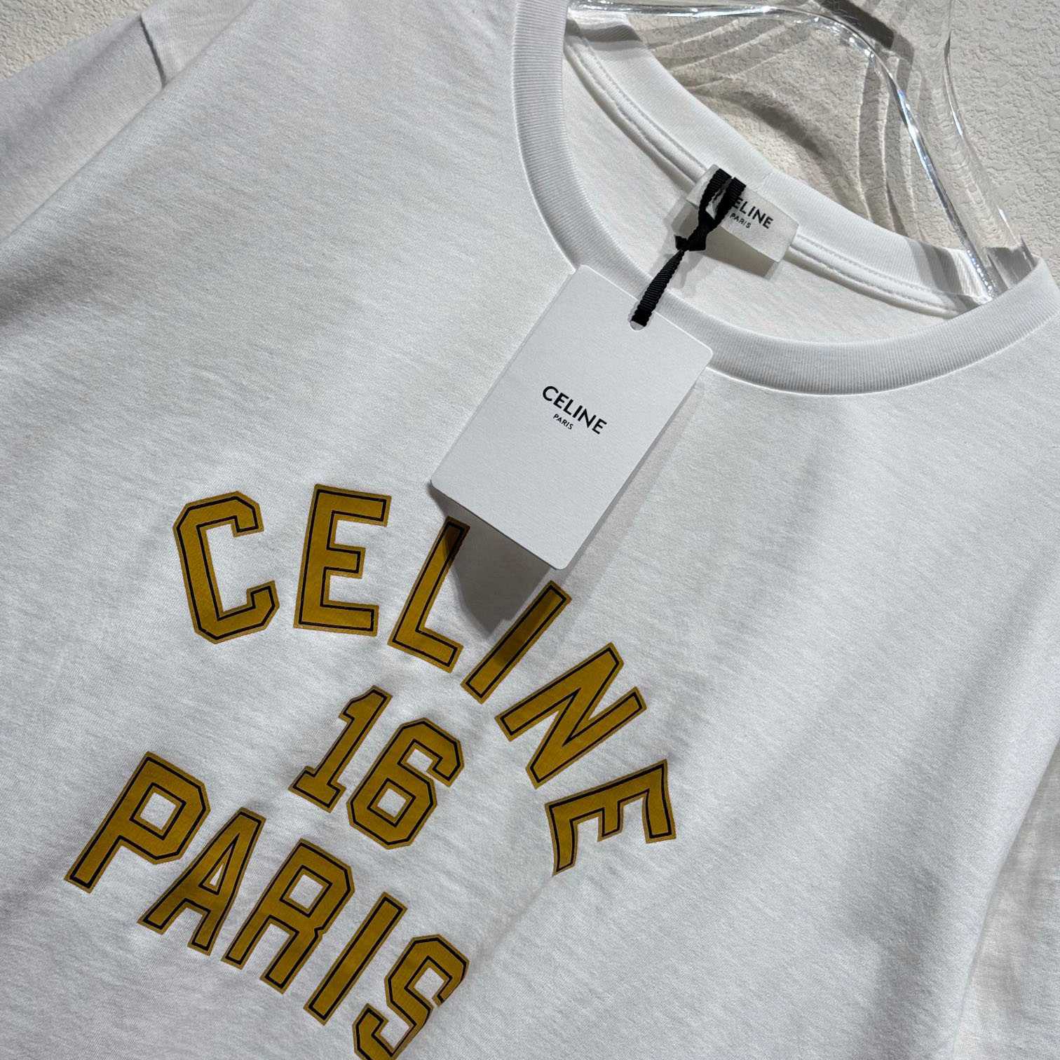 Celine Loose Celine 16 t-shirt In Cotton Jersey - DopestKickz