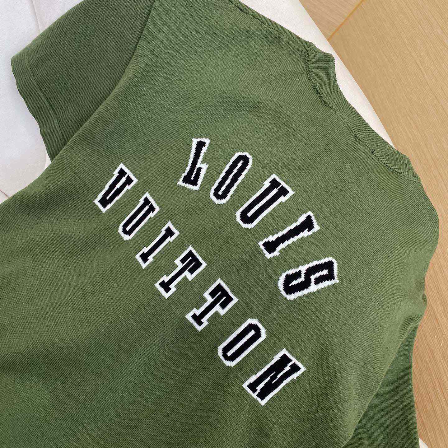 Louis Vuitton Short-Sleeved Cotton Crewneck  1AGJS2 - DopestKickz