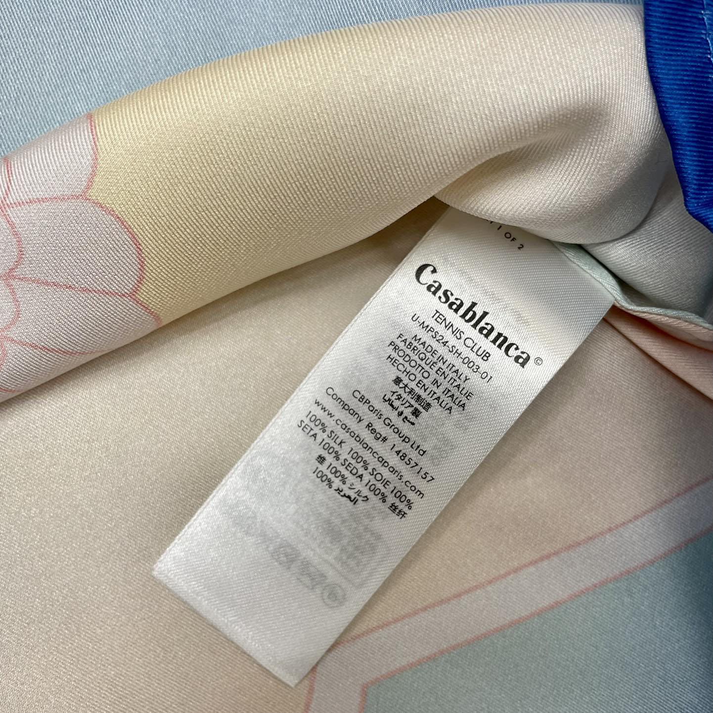 Casablanca L'Arch Colore Silk Shirt   CA3500 - DopestKickz