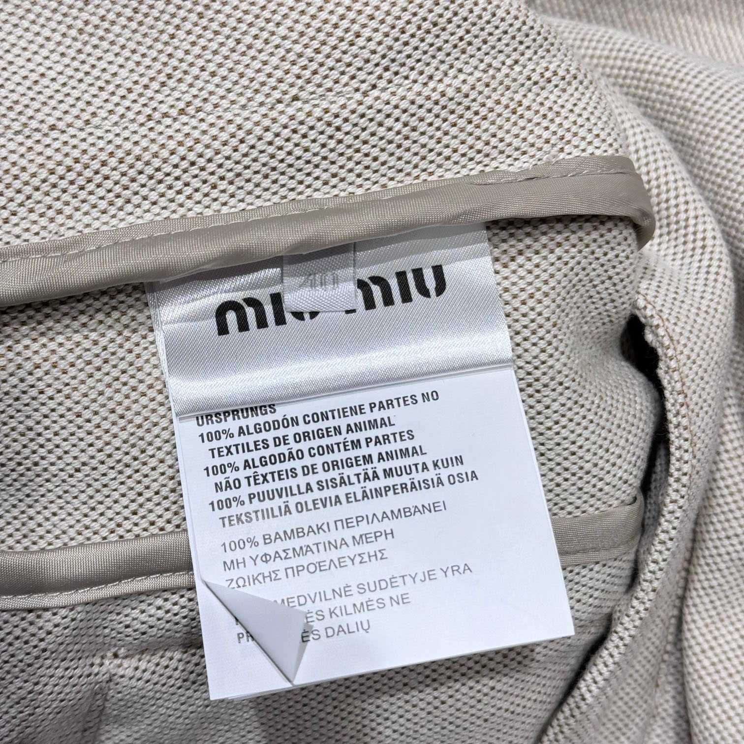 Miu Miu Jacquard Canvas Blouson Jacket - DopestKickz