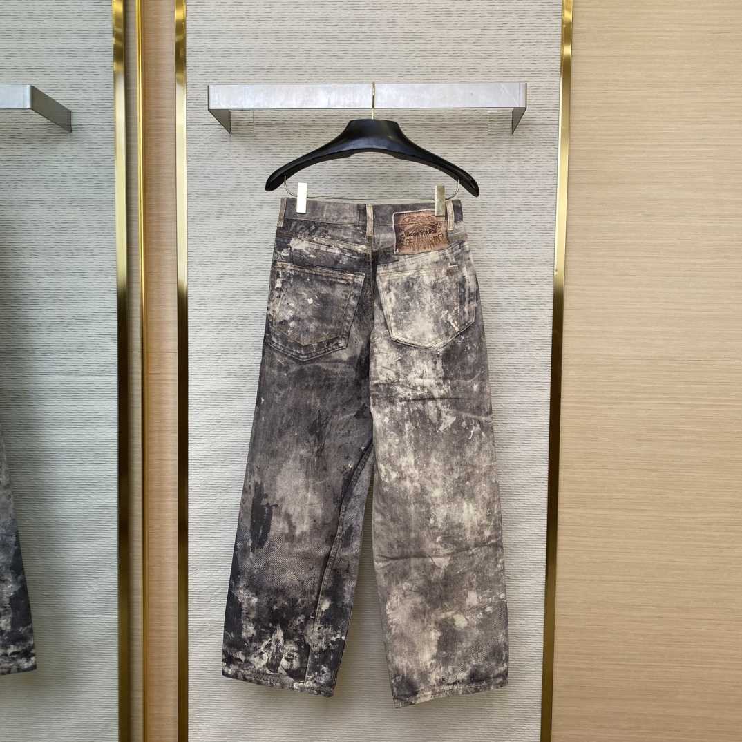 Acne Studios Paint Splatter Denim - DopestKickz