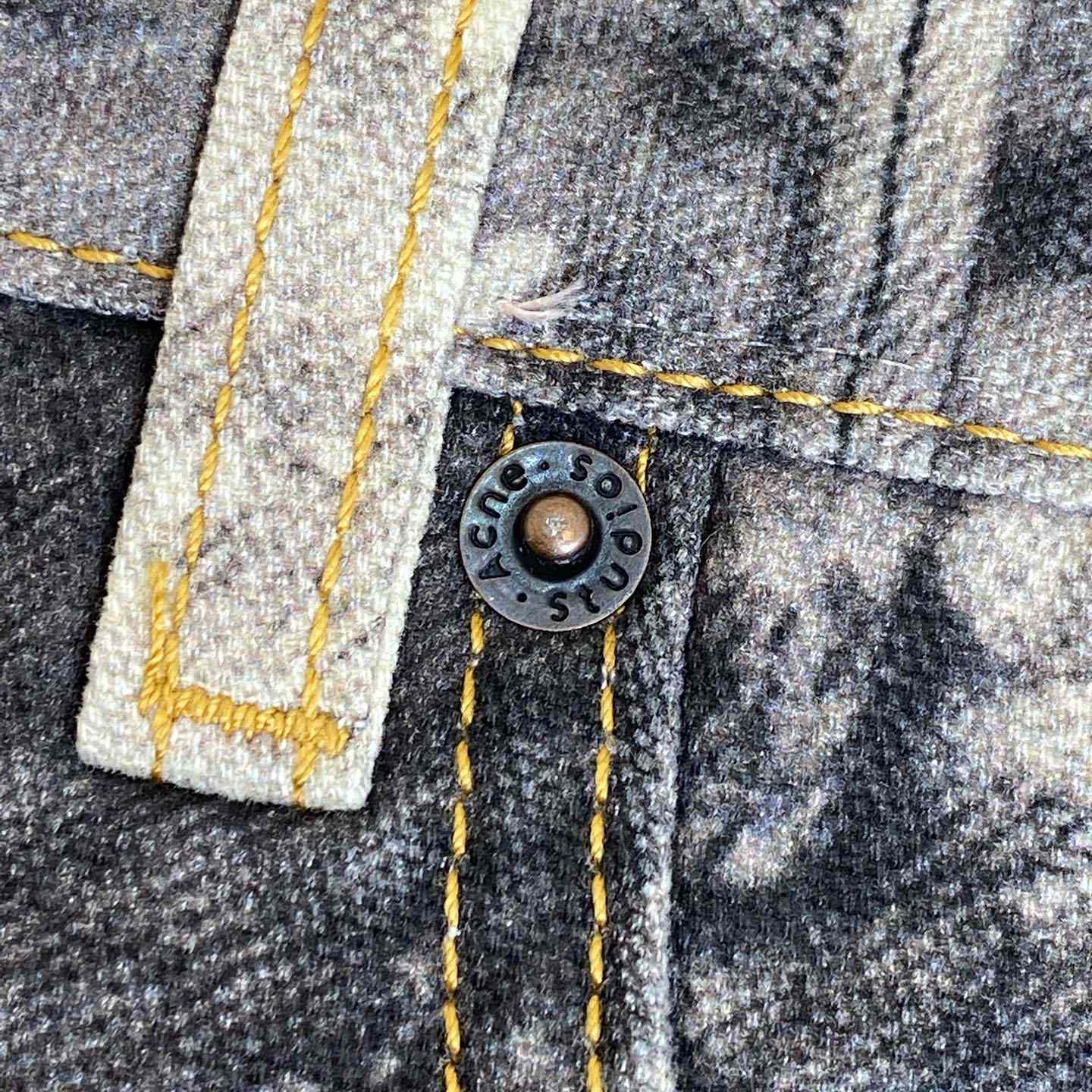 Acne Studios Paint Splatter Denim - DopestKickz