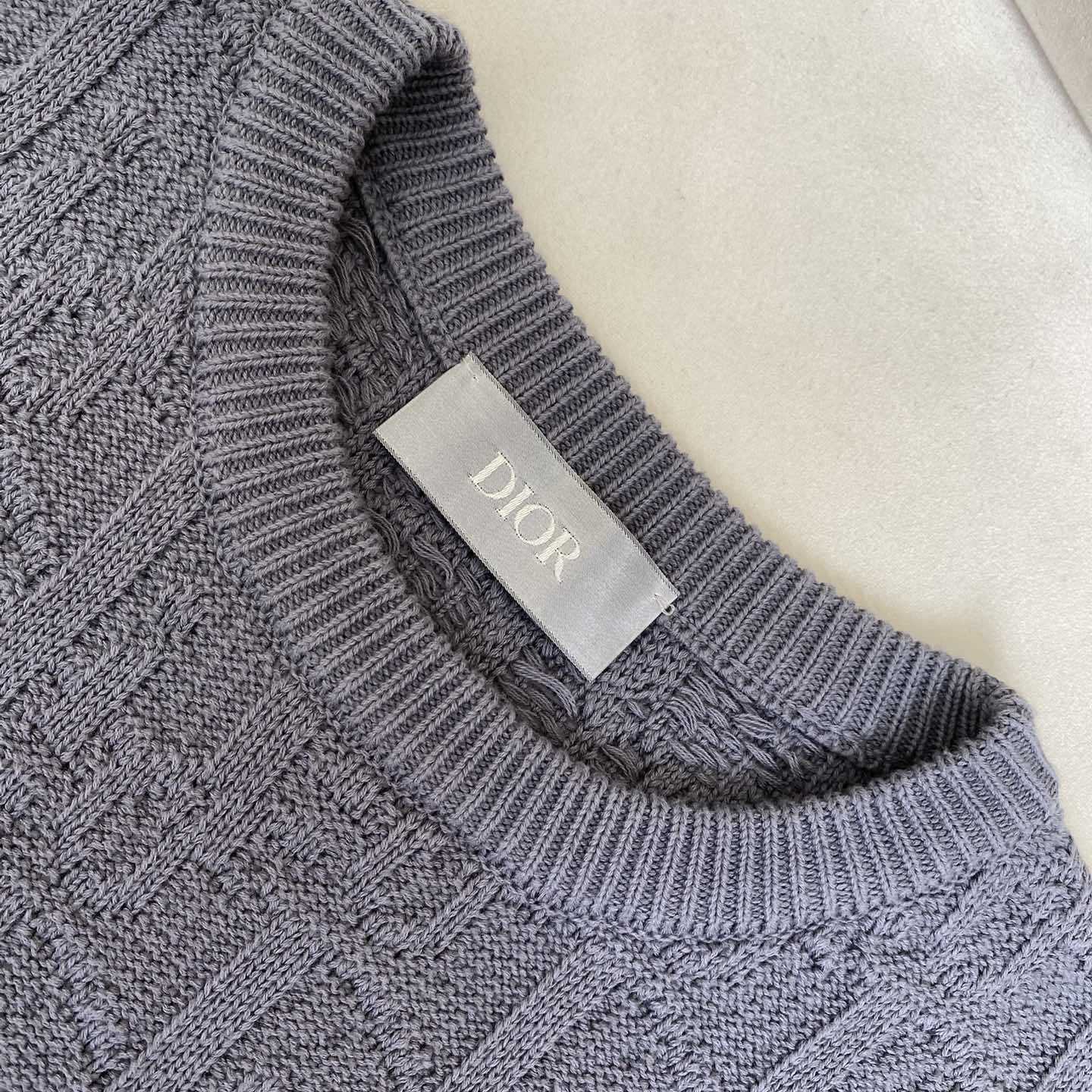 Dior Oblique knit Sweater - DopestKickz