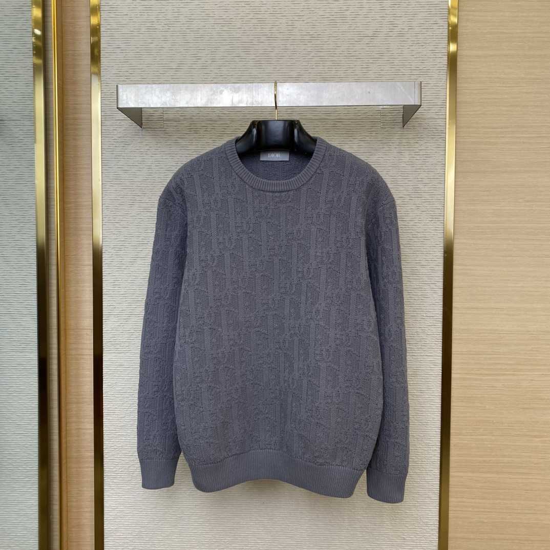 Dior Oblique knit Sweater - DopestKickz