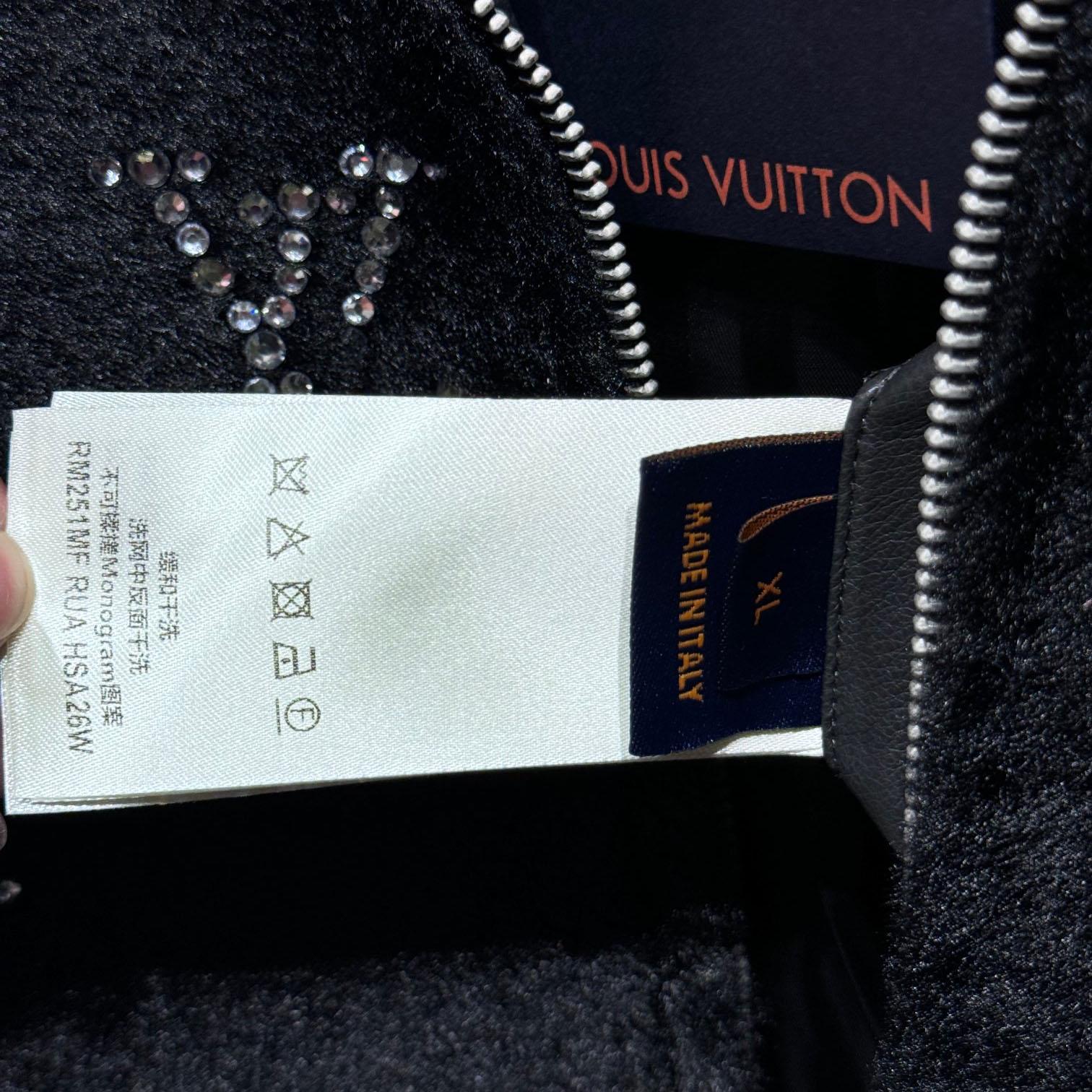 Louis Vuitton MNG Embellished Shearling Hoodie - DopestKickz