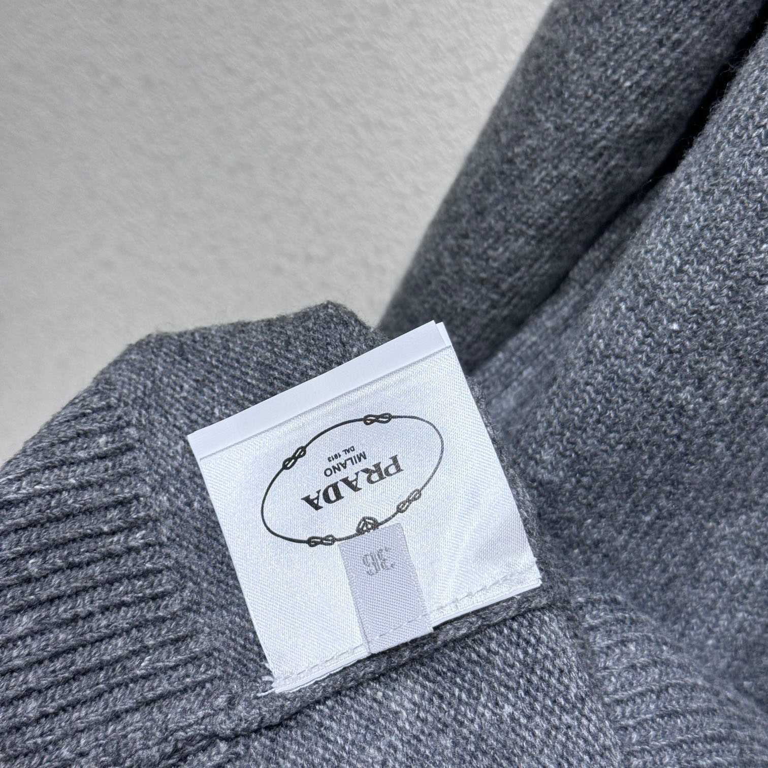 Prada Logo-embroidered Cashmere Cardigan - DopestKickz