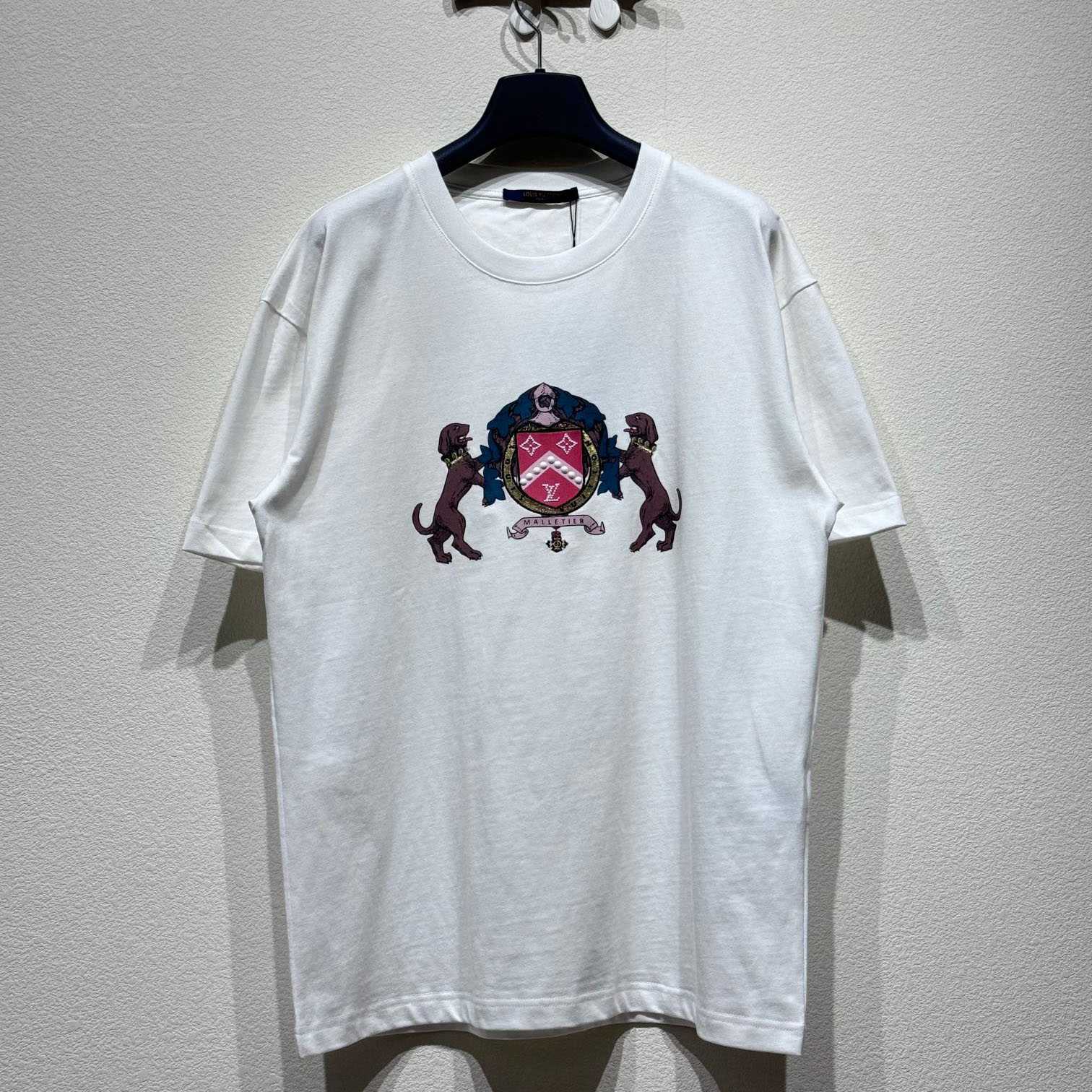 Louis Vuitton Embellished Cotton T-Shirt  1AGJZO - DopestKickz