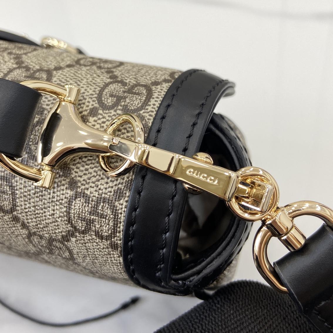 Gucci Horsebit 1955 Soft Small Top Handle Bag  - DopestKickz