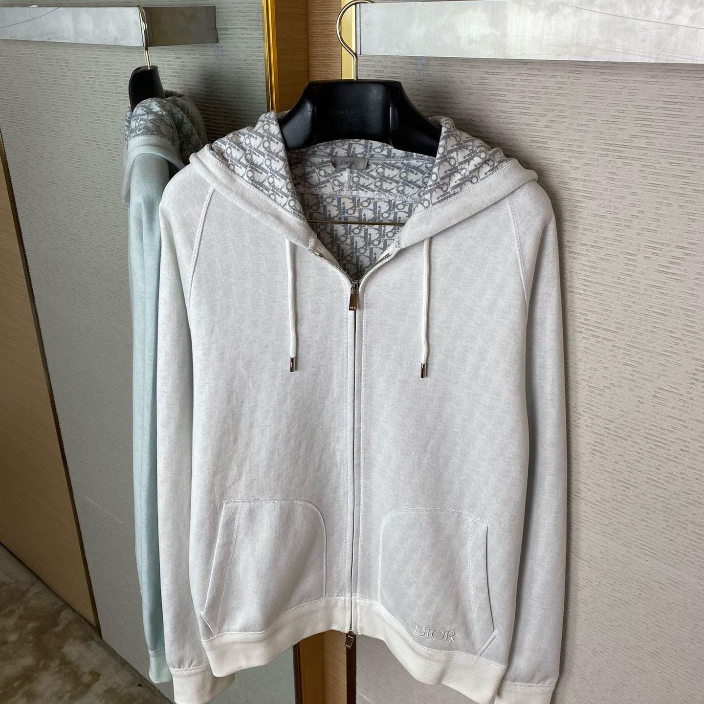 Dior Oblique Jacquard Lined Hoodie - DopestKickz