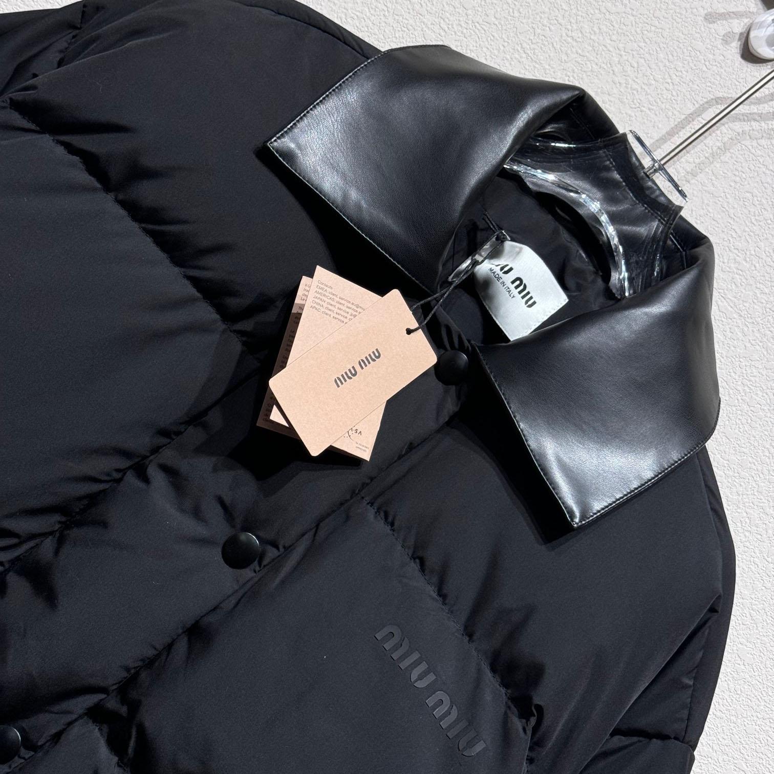 Miu Miu Cropped Down Jacket - DopestKickz