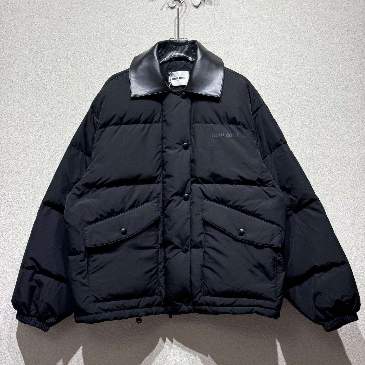 Miu Miu Cropped Down Jacket - DopestKickz