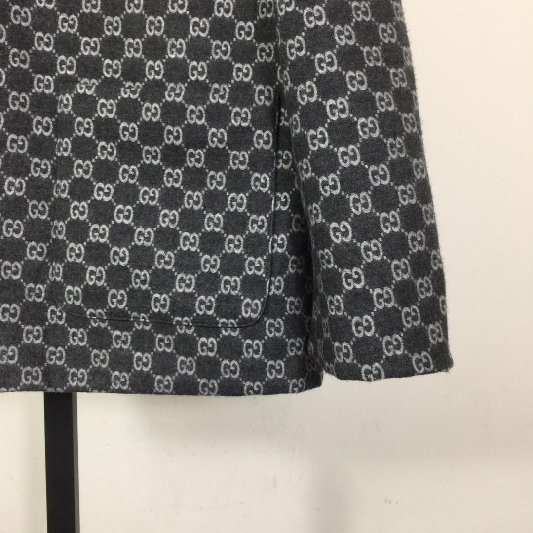 Gucci Bouclé Wool Jacket With GG Shadow - DopestKickz