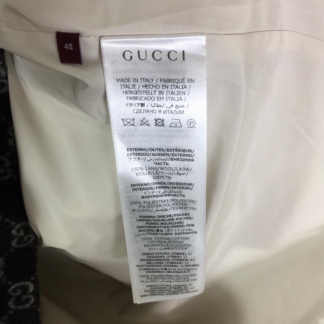 Gucci Bouclé Wool Jacket With GG Shadow - DopestKickz