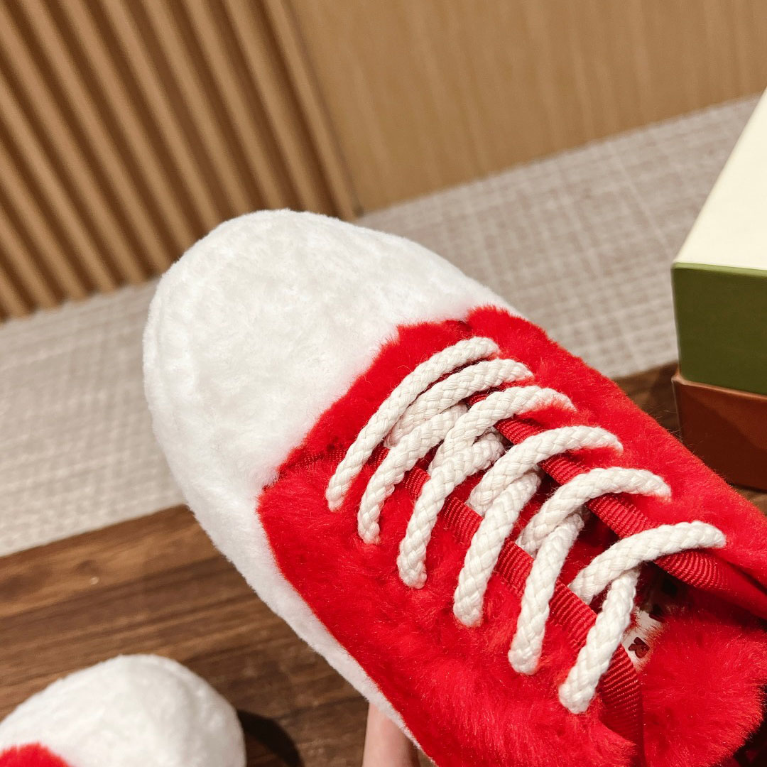 Marni Red Teddy Tennis Sneaker - DopestKickz