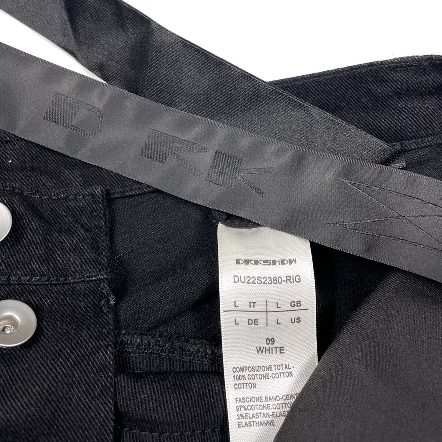 Rick Owens DRKSHDW Bolan Banana Jeans 'Black' - DopestKickz