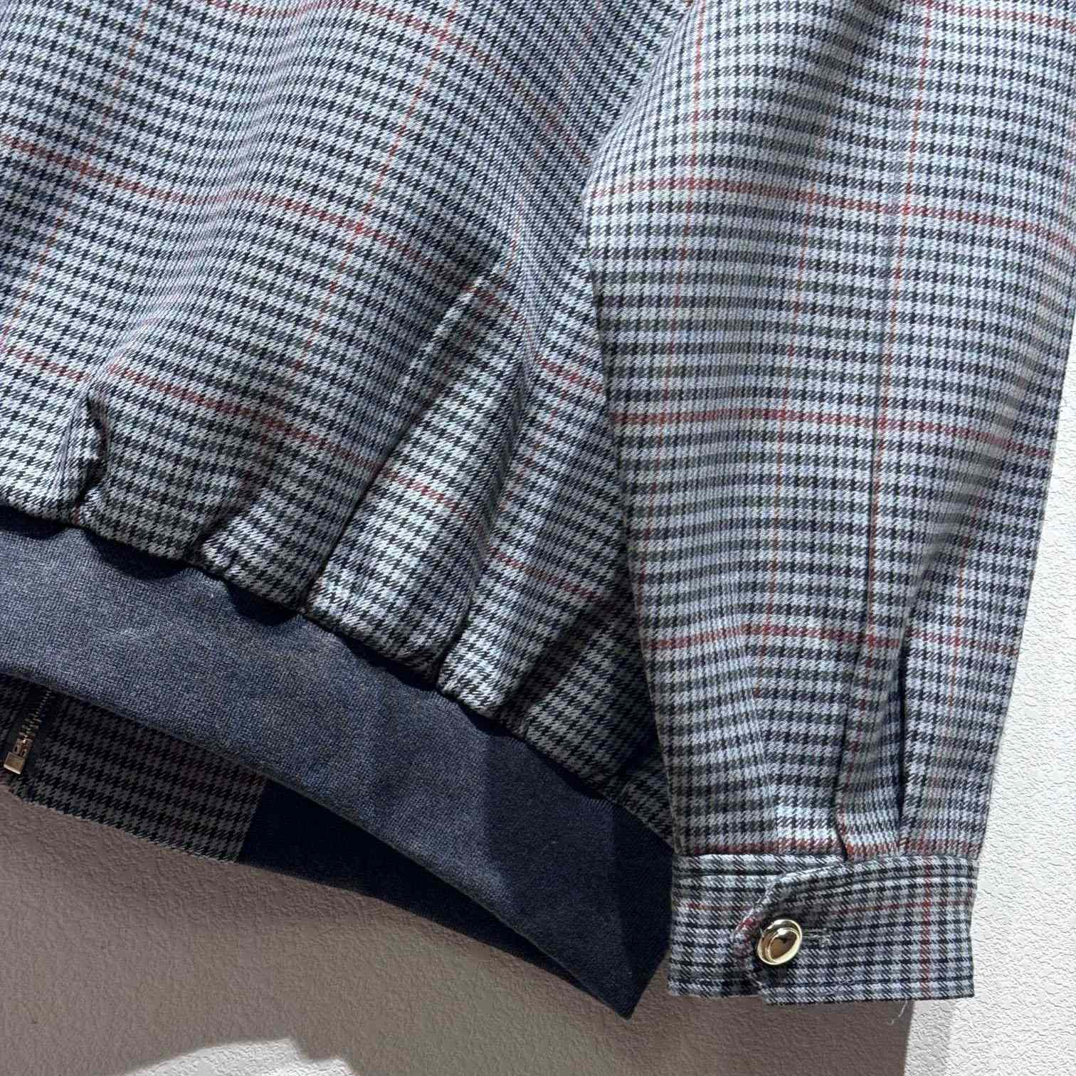 Miu Miu Check Logo Bomber Jacket - DopestKickz