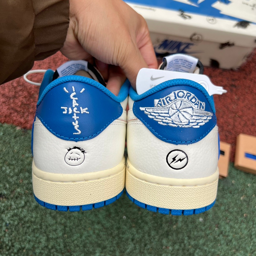 Travis Scott x Fragment Design x Air Jordan 1 Sneaker    DM7866-104 - DopestKickz