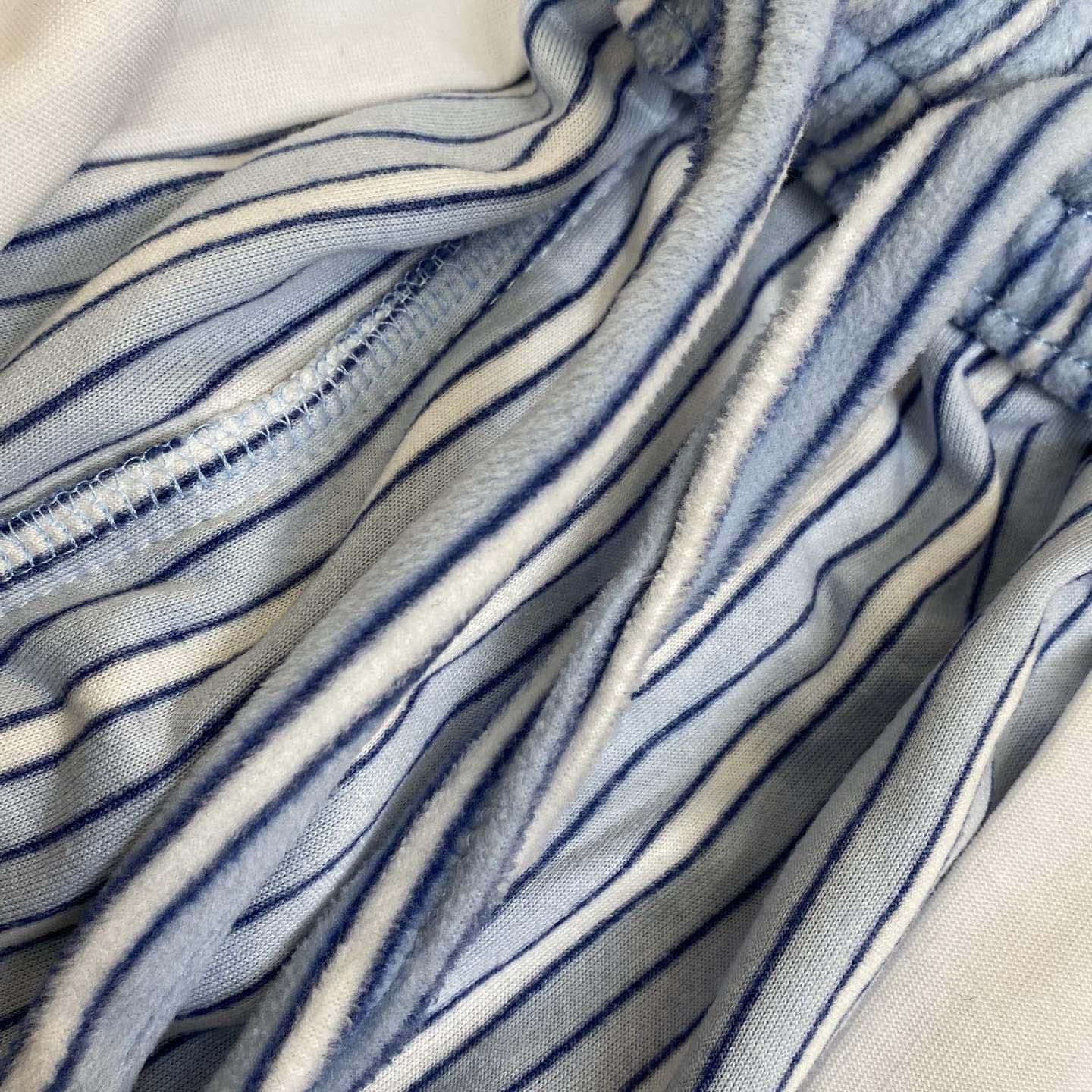 Balenciaga Wide-Leg Striped Fleece Drawstring Pyjama Trousers - DopestKickz