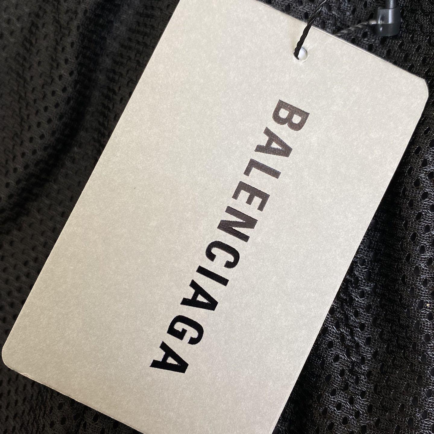 Balenciaga Basketball Series - Tracksuit Pants In Black Techno Poplin - DopestKickz