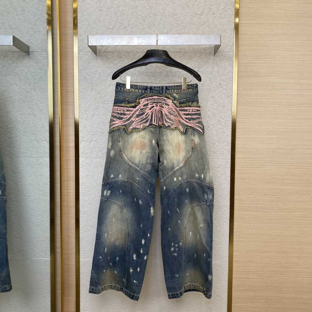 Acne Studios Loose Fit Denim Trousers  - DopestKickz