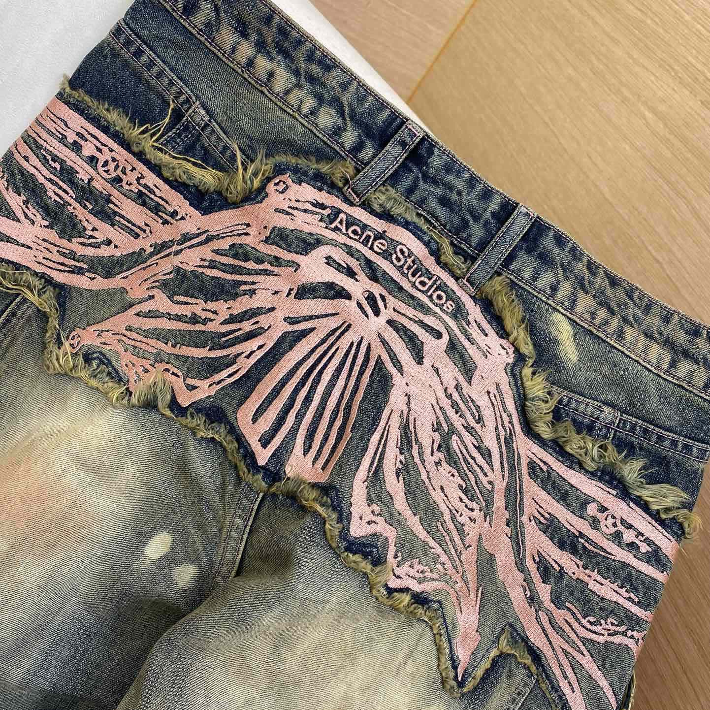 Acne Studios Loose Fit Denim Trousers  - DopestKickz