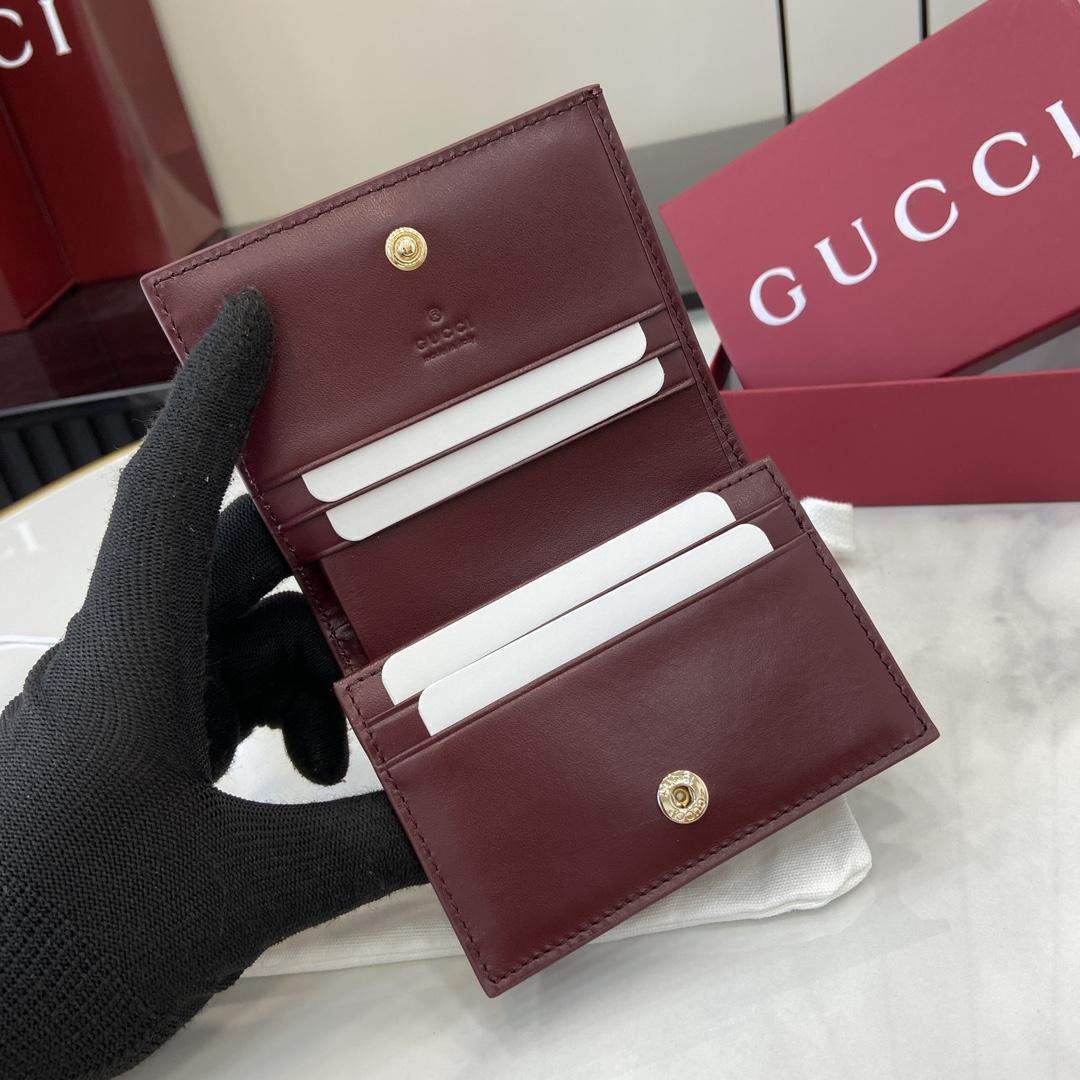 Gucci GG Mini Wallet With Dog Detail - DopestKickz