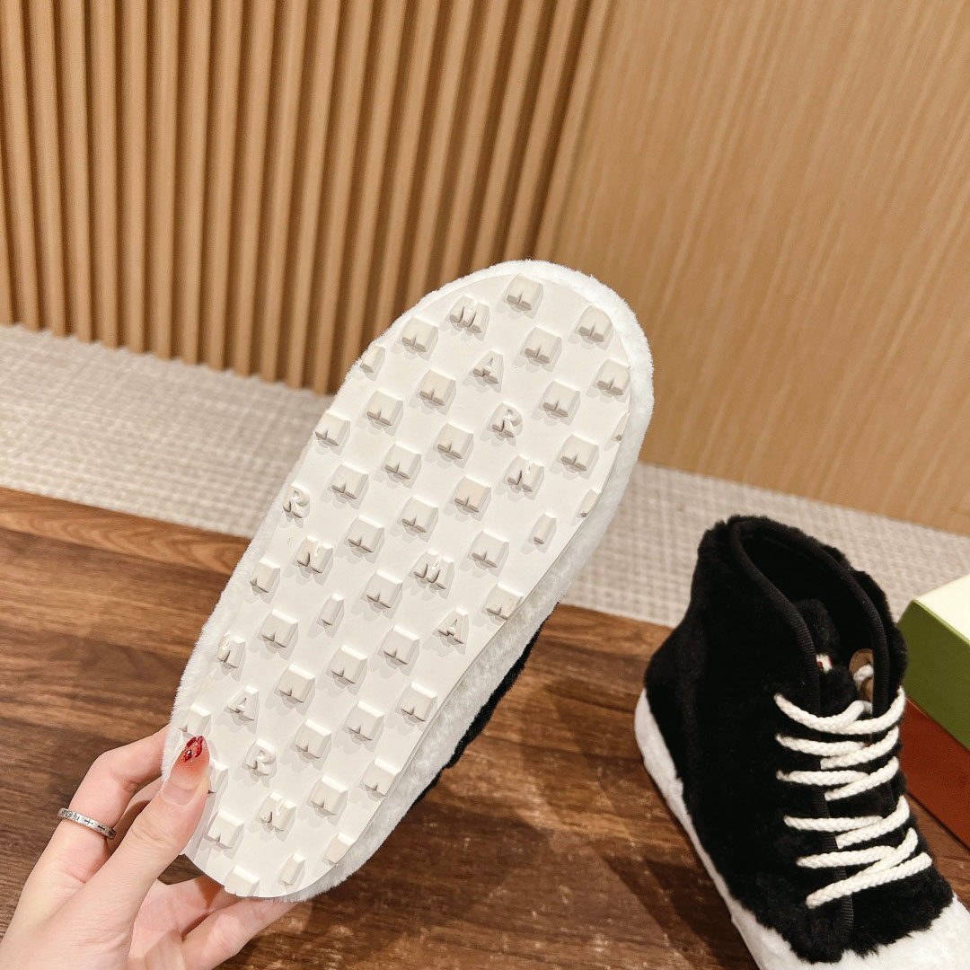Marni Teddy Tennis High Sneaker - DopestKickz