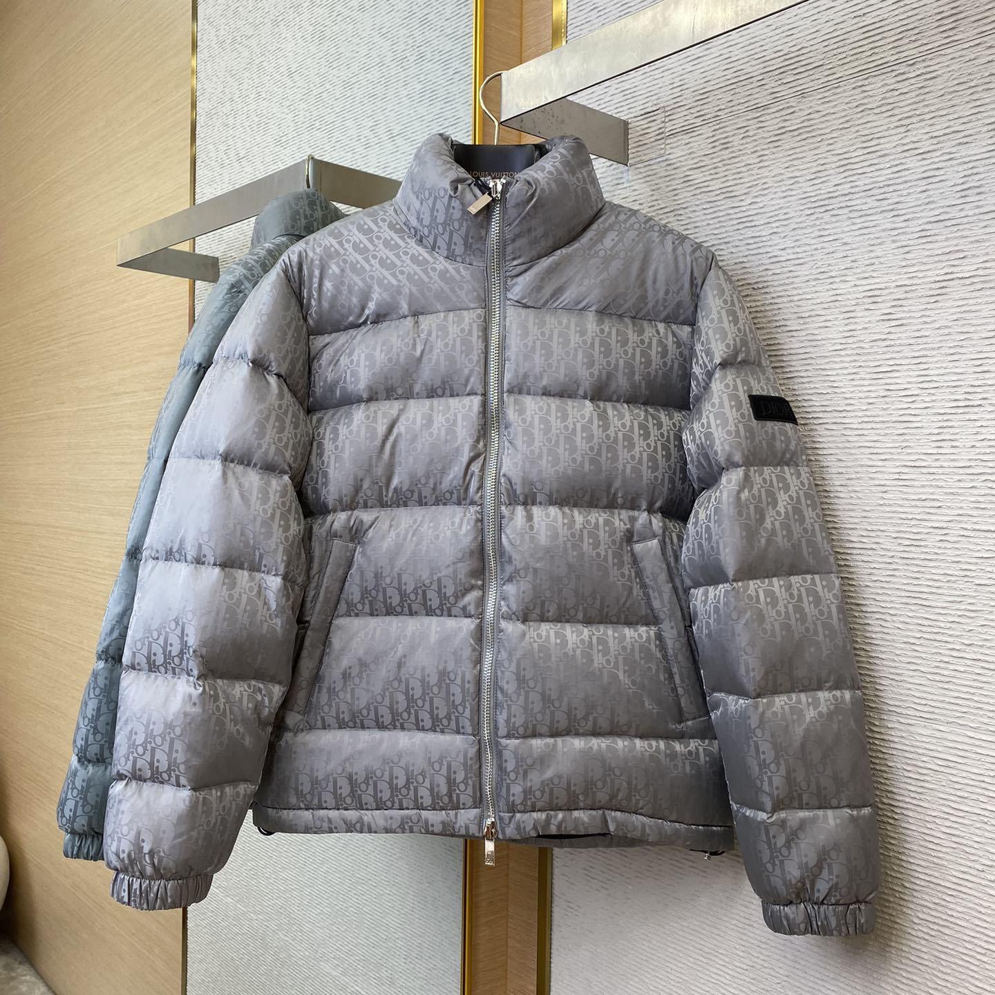 Dior Oblique Down Jacket  - DopestKickz