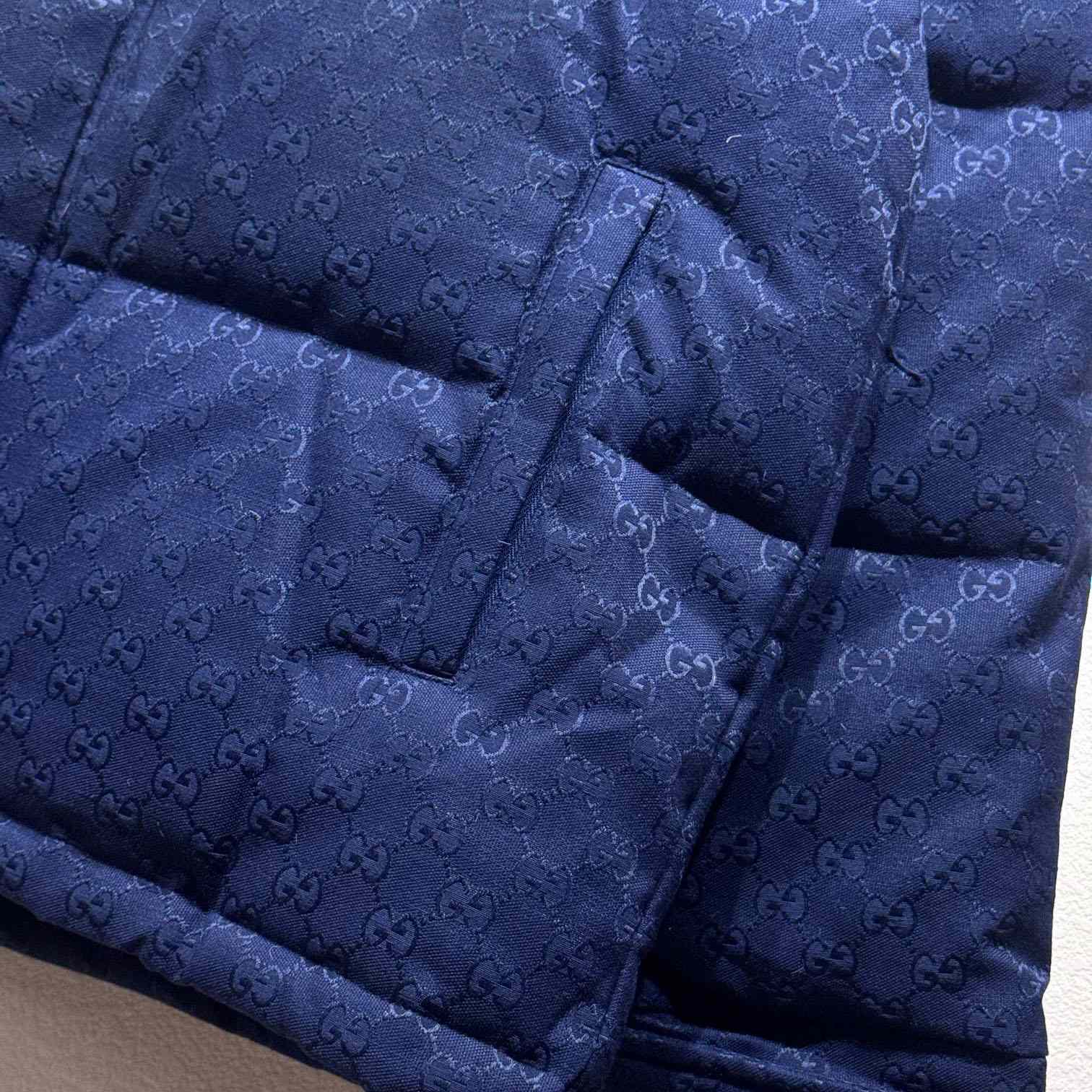 Gucci Gg Canvas Down Jacket - DopestKickz
